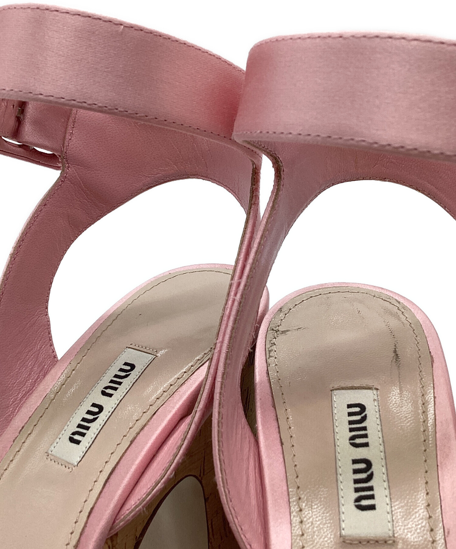 中古・古着通販】MIU MIU (ミュウミュウ) MIU MIU satin and cork