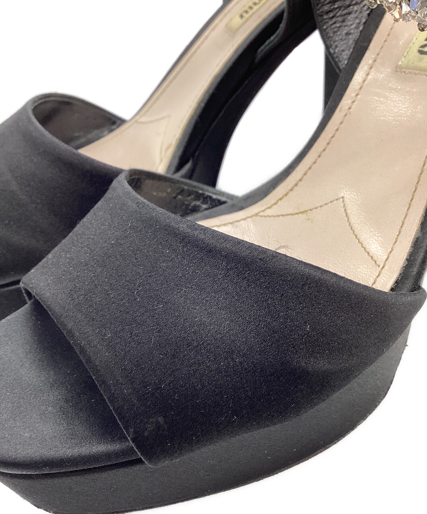 中古・古着通販】MIU MIU (ミュウミュウ) MIU MIU ビジューサンダル