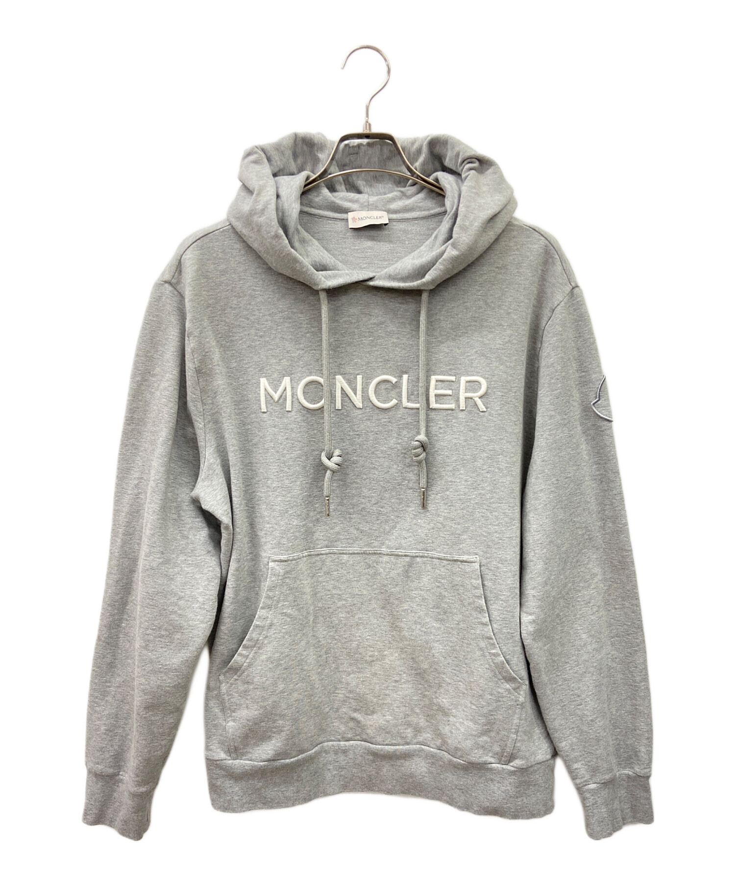 中古・古着通販】MONCLER (モンクレール) ロゴプルオーバーパーカー