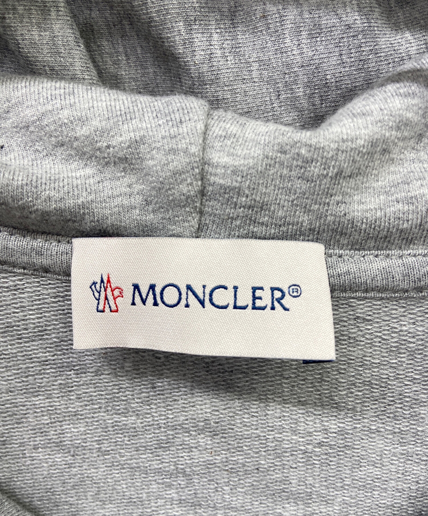 中古・古着通販】MONCLER (モンクレール) ロゴプルオーバーパーカー