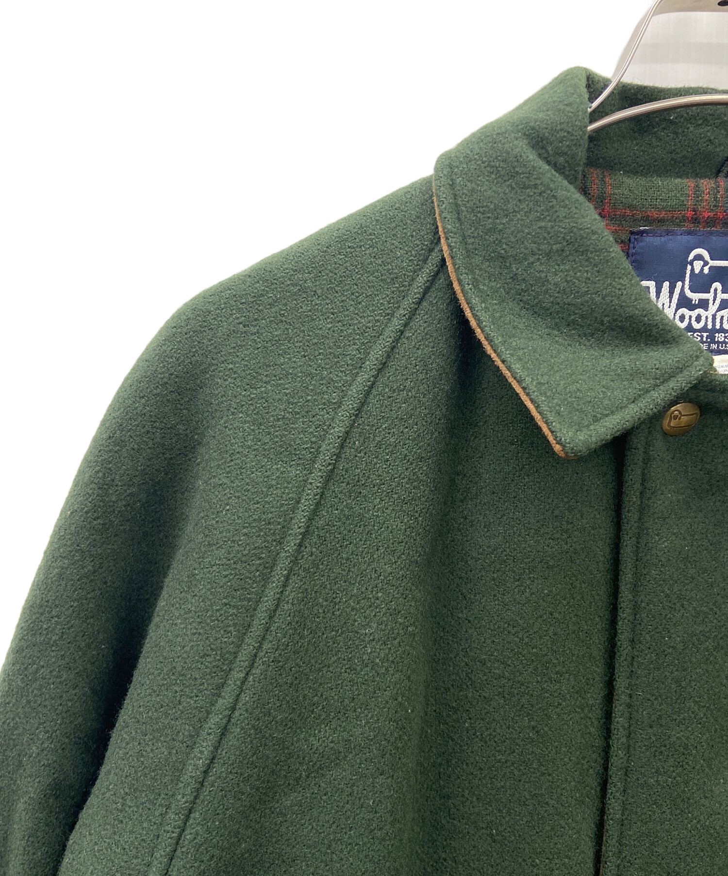中古・古着通販】WOOLRICH (ウールリッチ) スタジャン グリーン サイズ 