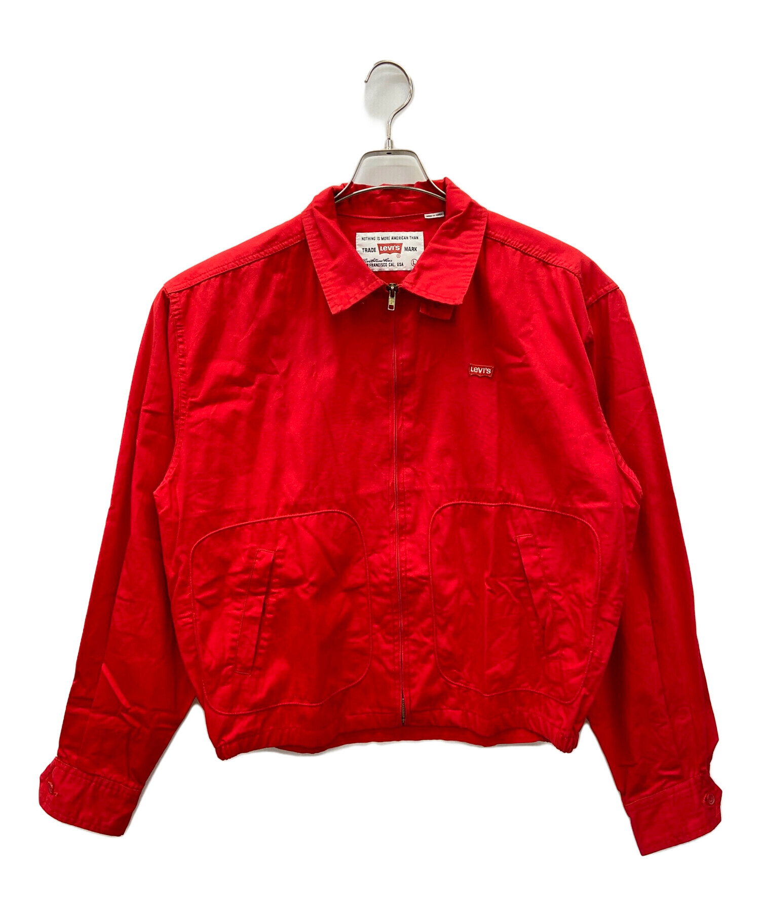 新品未使用　LEVI'S デニムスイングトップ Mサイズ　リーバイス 中古・古着通販】LEVI'S (リーバイス) スイングトップ レッド サイズ:L