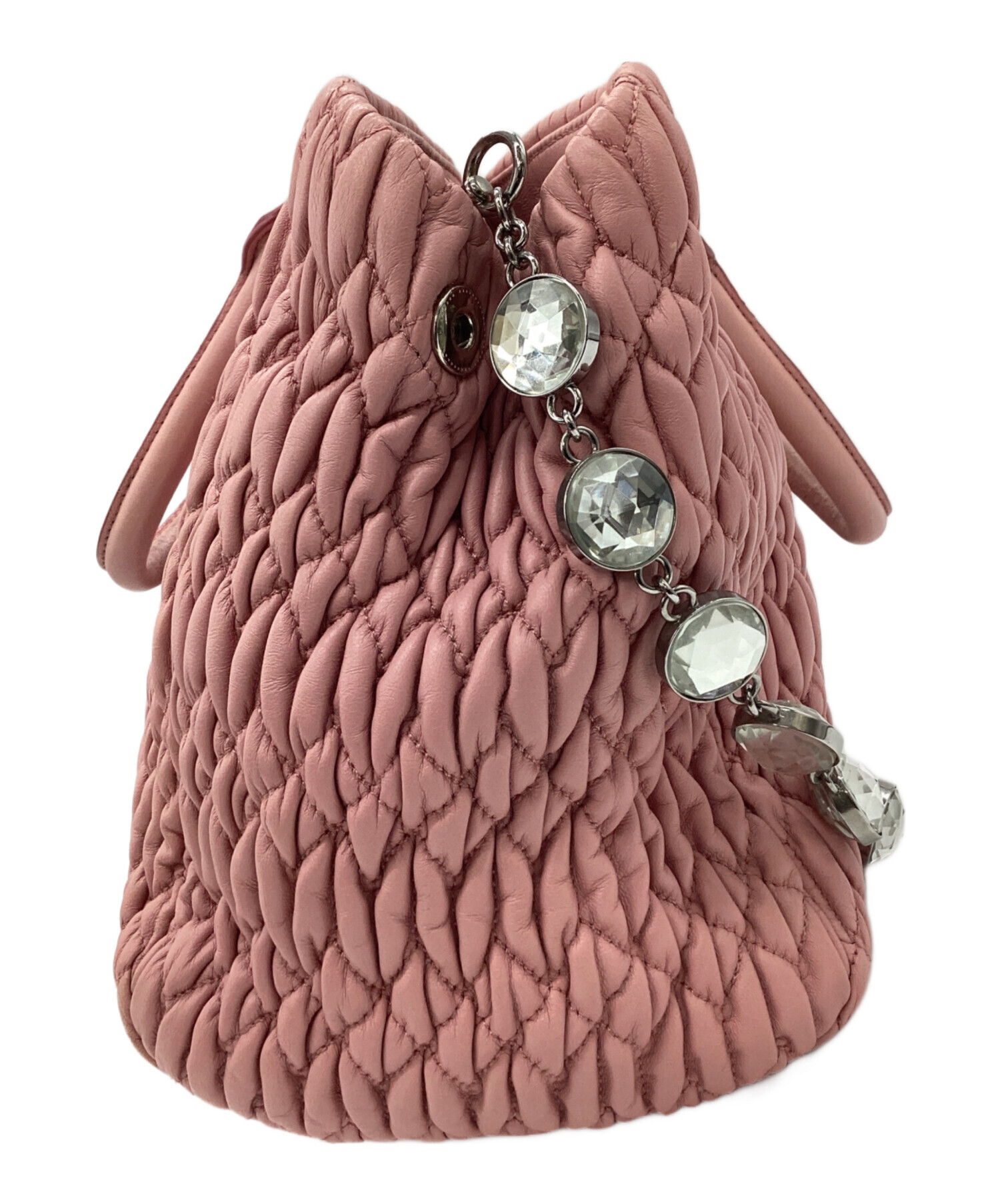 中古・古着通販】MIU MIU (ミュウミュウ) MIU MIU ナッパクリスタル