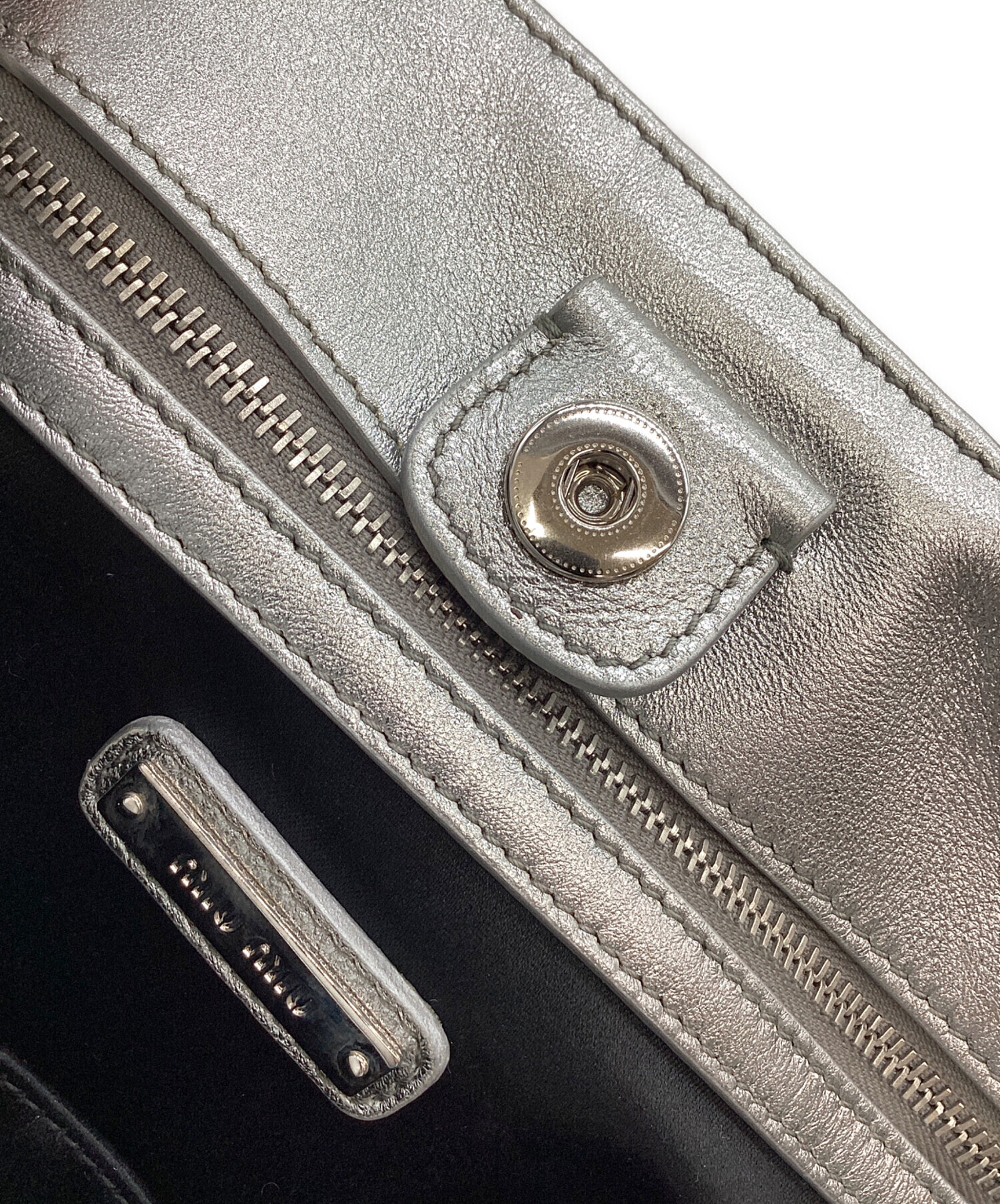 中古・古着通販】MIU MIU (ミュウミュウ) MIU MIU ナッパクリスタル