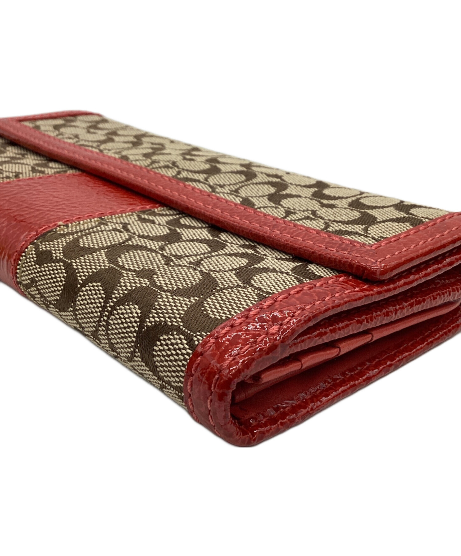 COACH コーチ/シグネチャー2つ折り財布/F52857/K14**/Aランク/76【中古】 COACH - COACH コーチ/シグネチャー2つ折り財布/F52857/K14**/Aランク