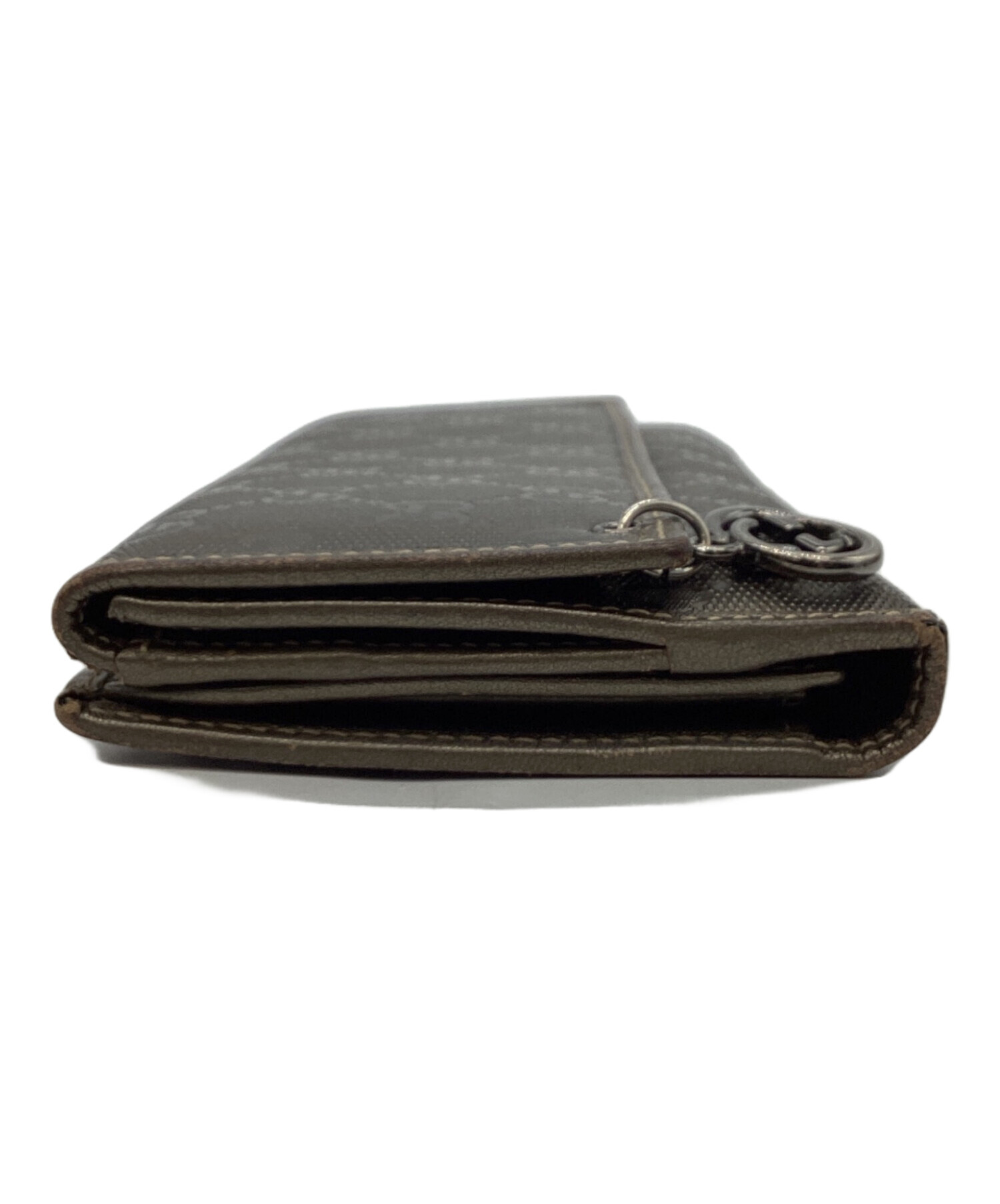 中古・古着通販】GUCCI (グッチ) GUCCI GGインプリメ 長財布 ゴールド 