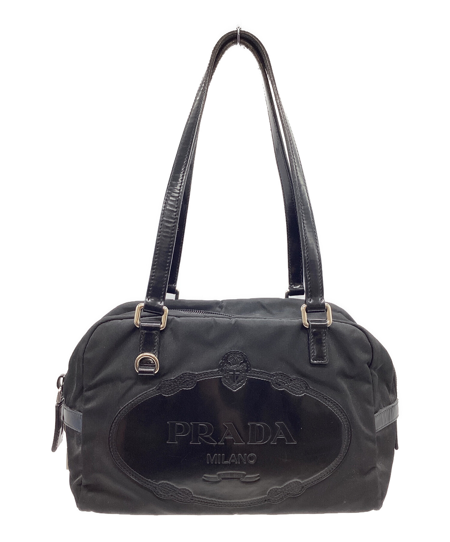 中古・古着通販】PRADA (プラダ) PRADA ミニボストンバッグ ブラック