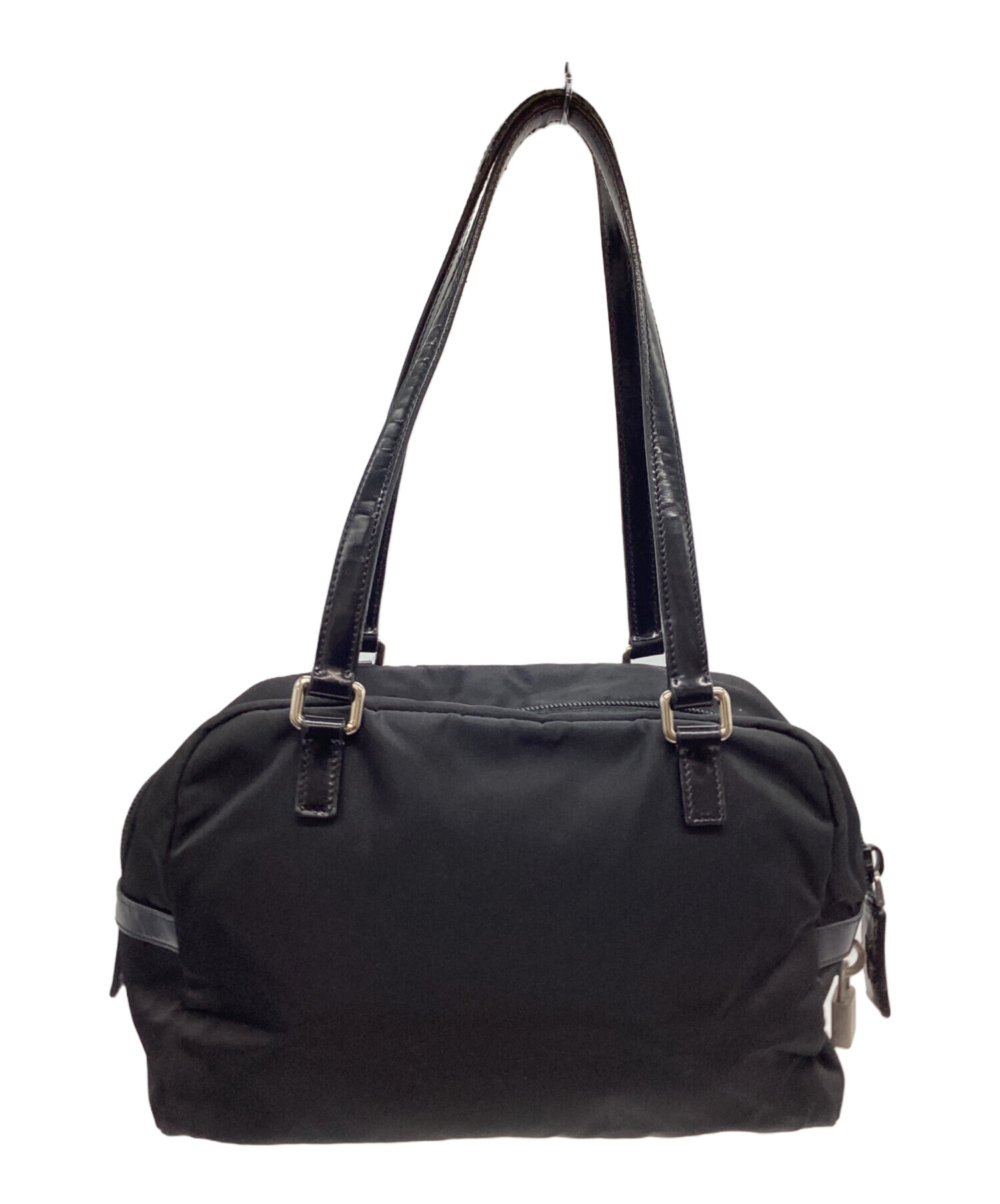 中古・古着通販】PRADA (プラダ) PRADA ミニボストンバッグ ブラック 中古・古着通販】PRADA (プラダ) PRADA ミニボストンバッグ ブラック