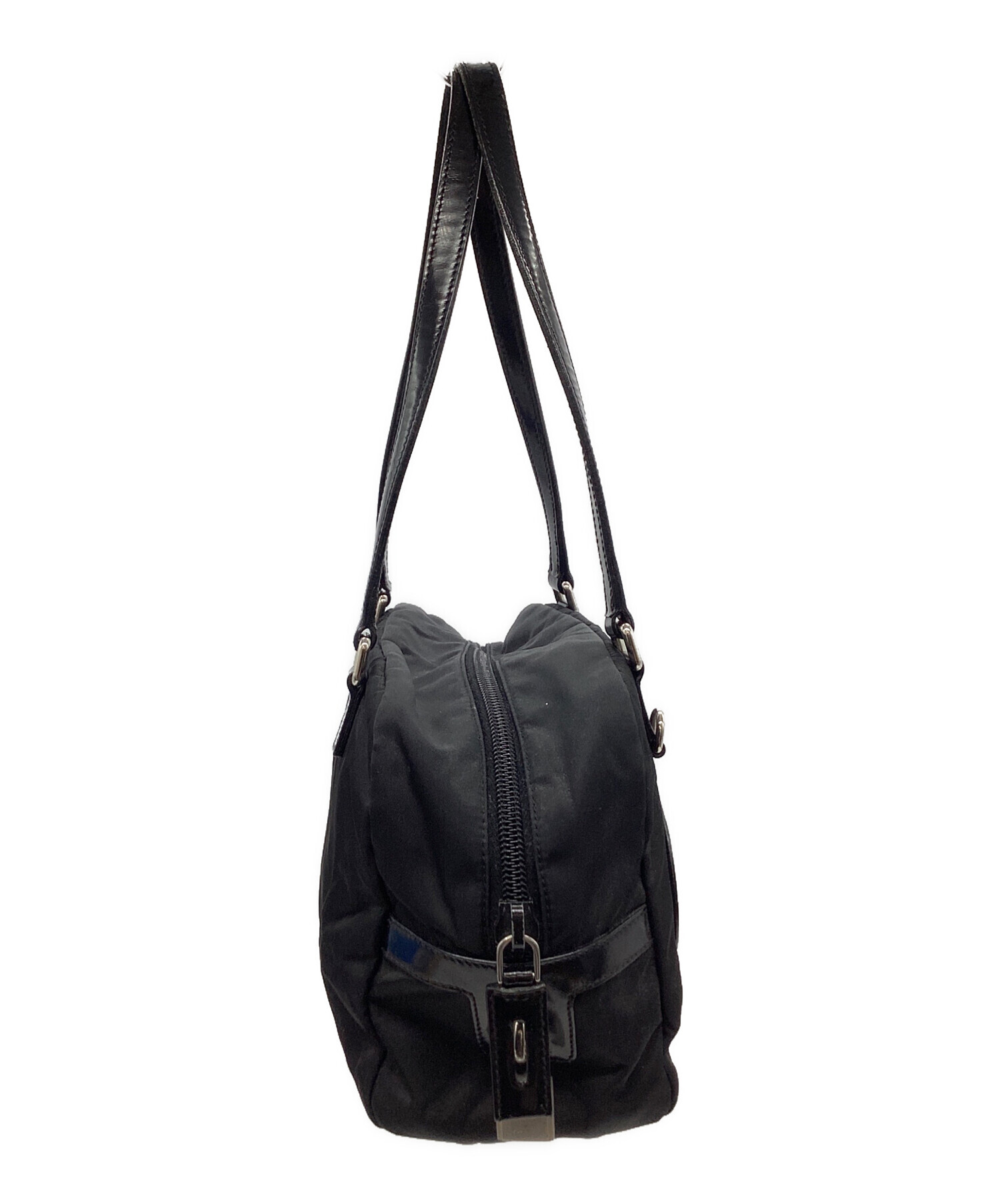 中古・古着通販】PRADA (プラダ) PRADA ミニボストンバッグ ブラック 中古・古着通販】PRADA (プラダ) PRADA ミニボストンバッグ ブラック