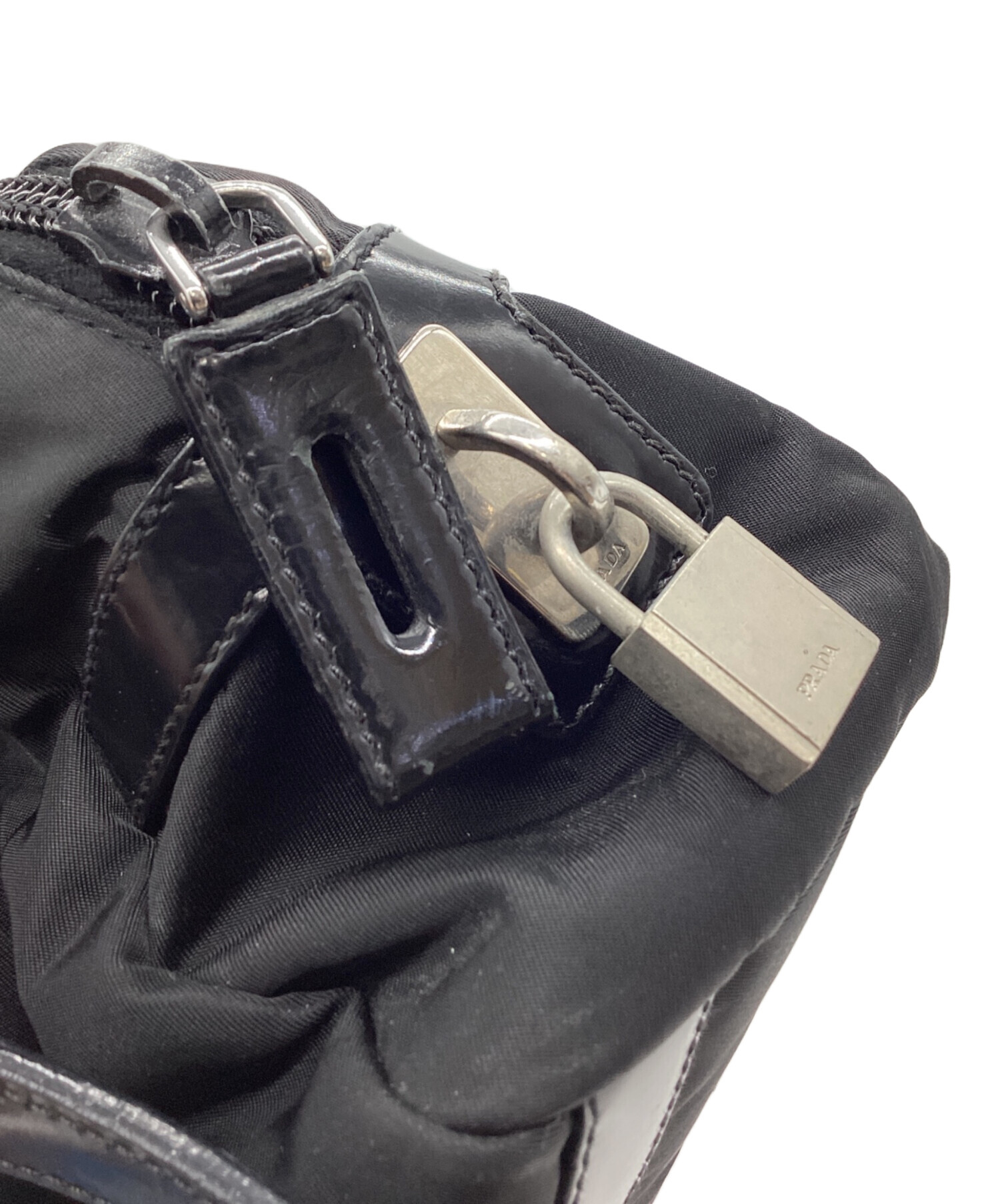 中古・古着通販】PRADA (プラダ) PRADA ミニボストンバッグ ブラック