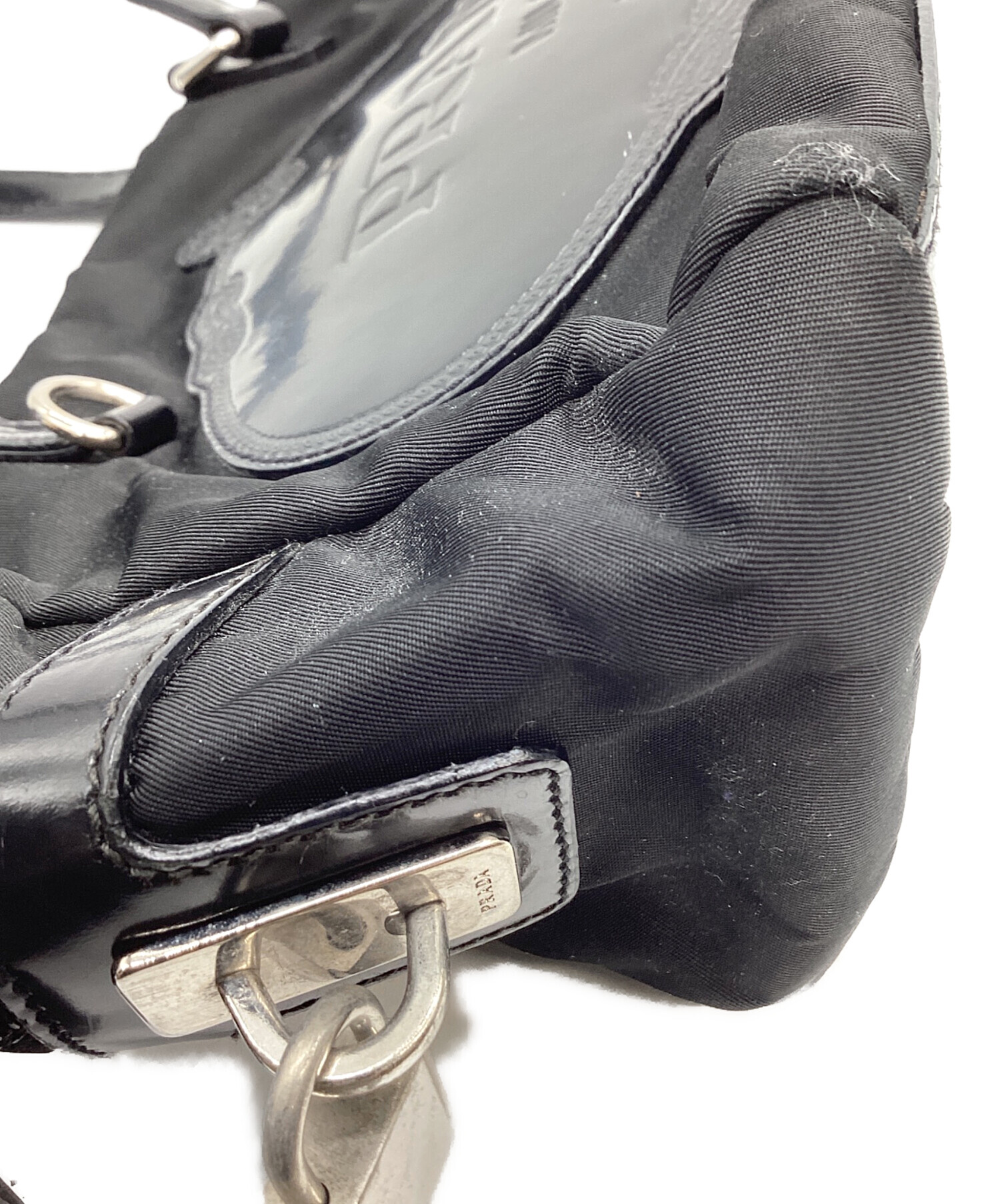 中古・古着通販】PRADA (プラダ) PRADA ミニボストンバッグ ブラック