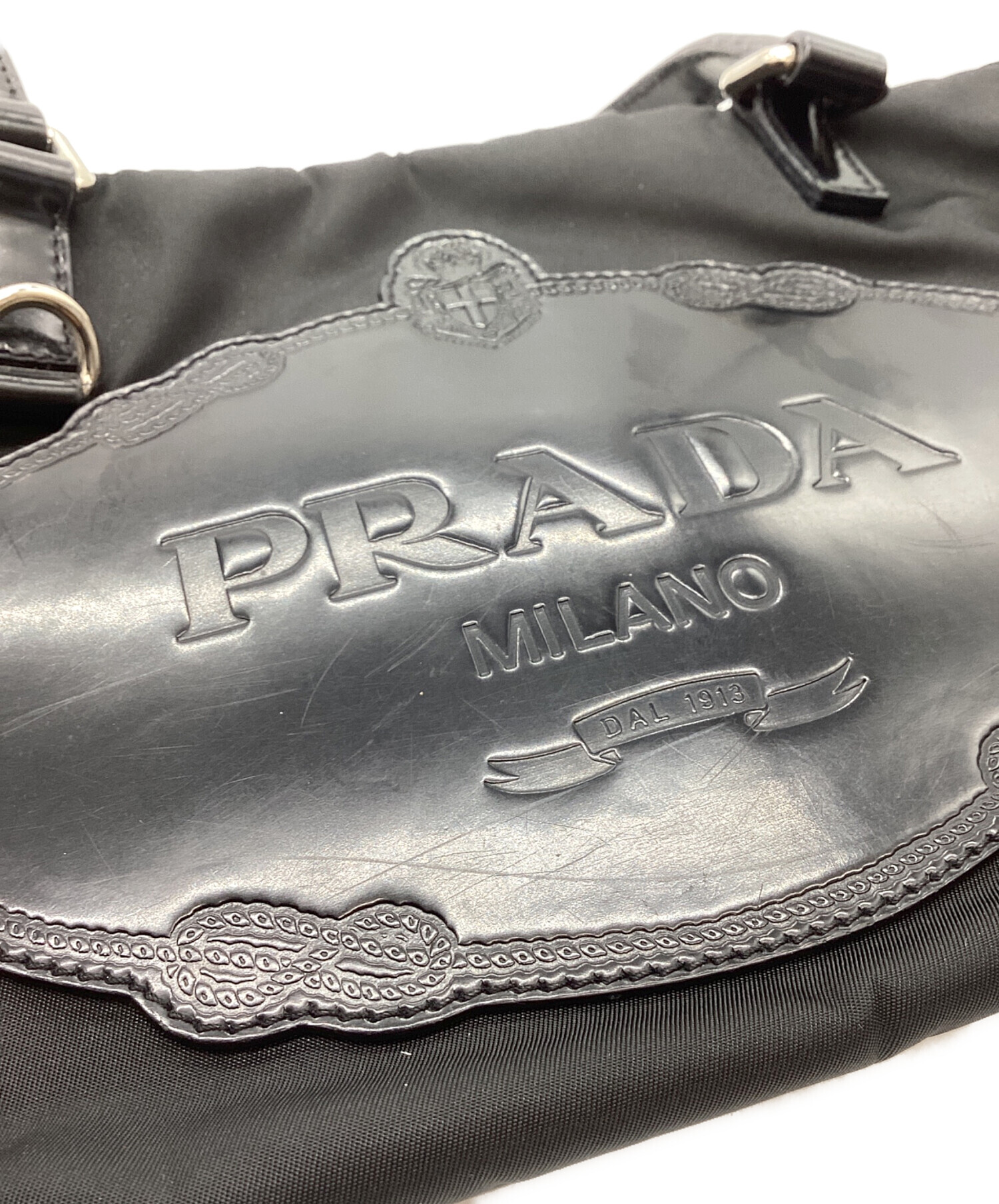 中古・古着通販】PRADA (プラダ) PRADA ミニボストンバッグ ブラック