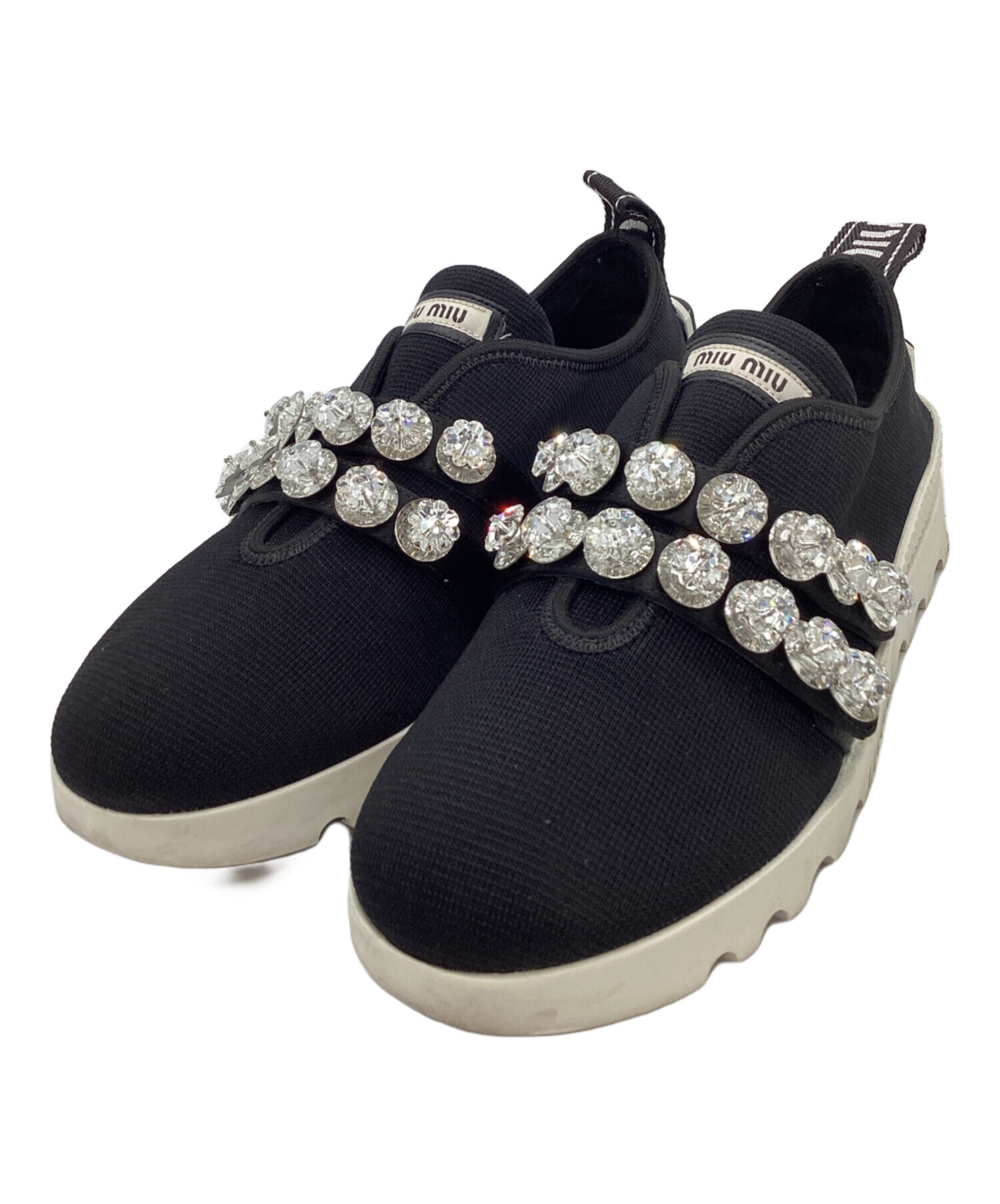 中古・古着通販】MIU MIU (ミュウミュウ) MIU MIU ビジュースニーカー