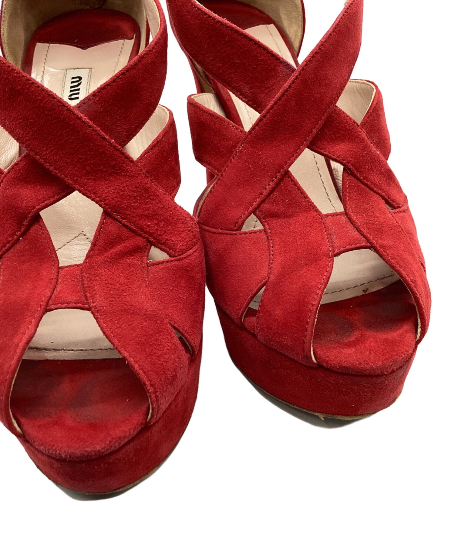 中古・古着通販】MIU MIU (ミュウミュウ) MIU MIU オープントゥ