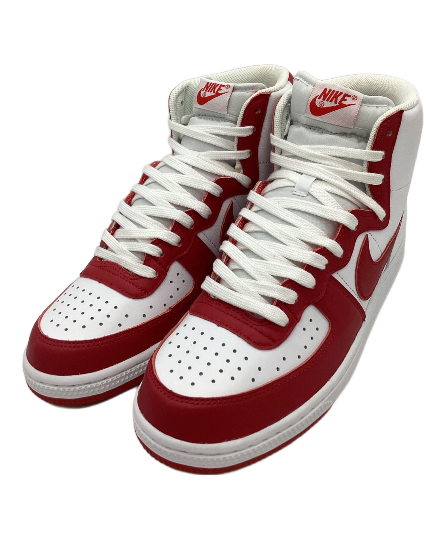 中古・古着通販】NIKE (ナイキ) NIKE TERMINATOR HIGH ホワイト×レッド