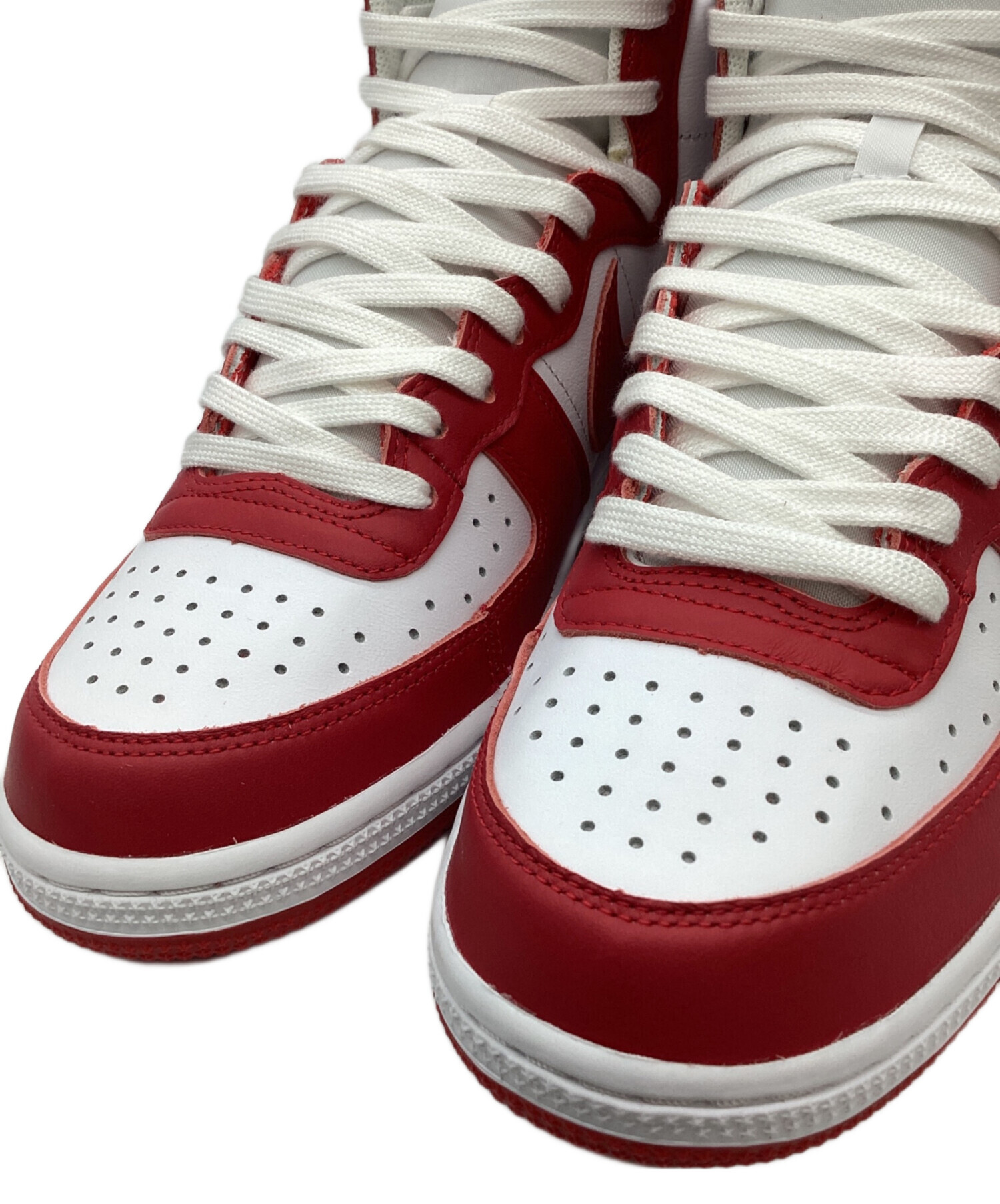 中古・古着通販】NIKE (ナイキ) NIKE TERMINATOR HIGH ホワイト×レッド