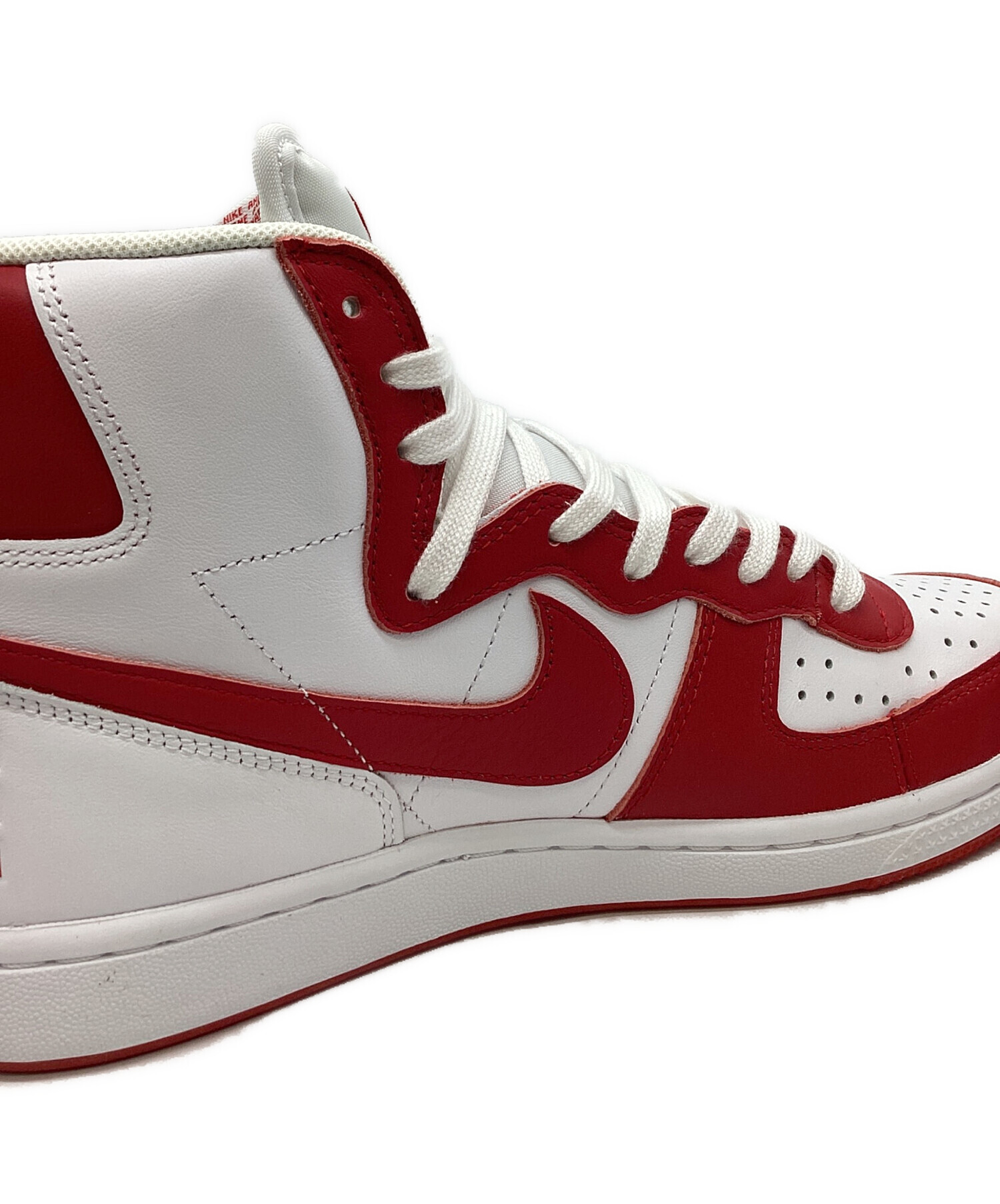 中古・古着通販】NIKE (ナイキ) NIKE TERMINATOR HIGH ホワイト×レッド