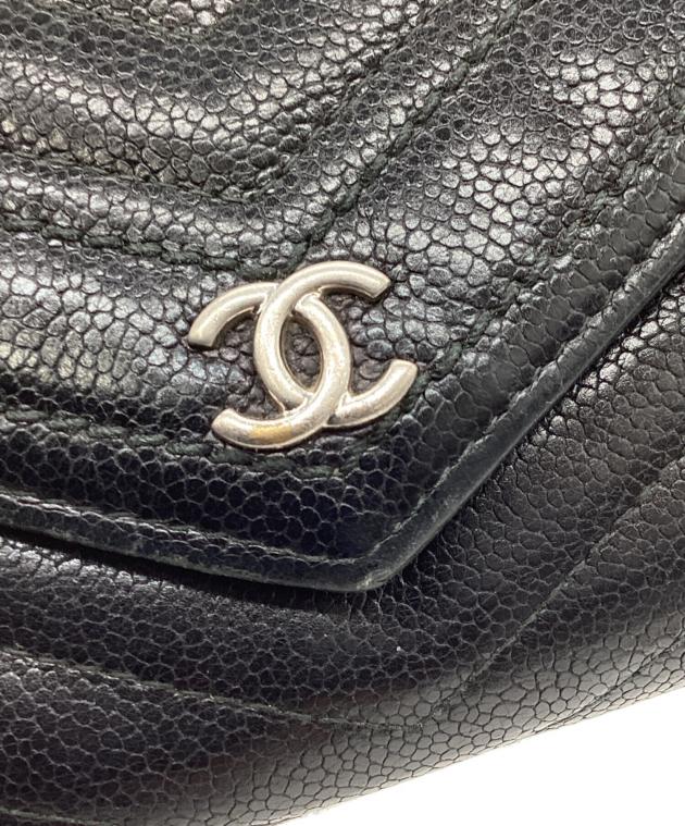 中古・古着通販】CHANEL (シャネル) CHANEL シェブロン 長財布
