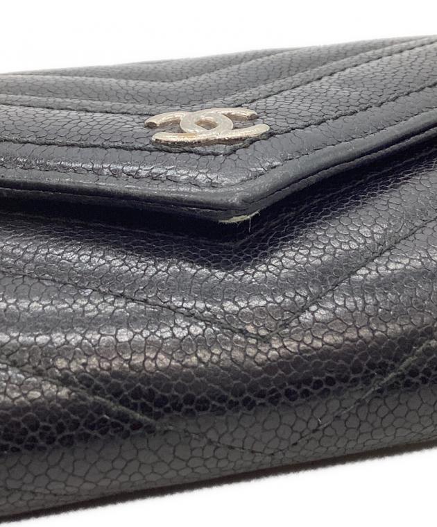 中古・古着通販】CHANEL (シャネル) CHANEL シェブロン 長財布