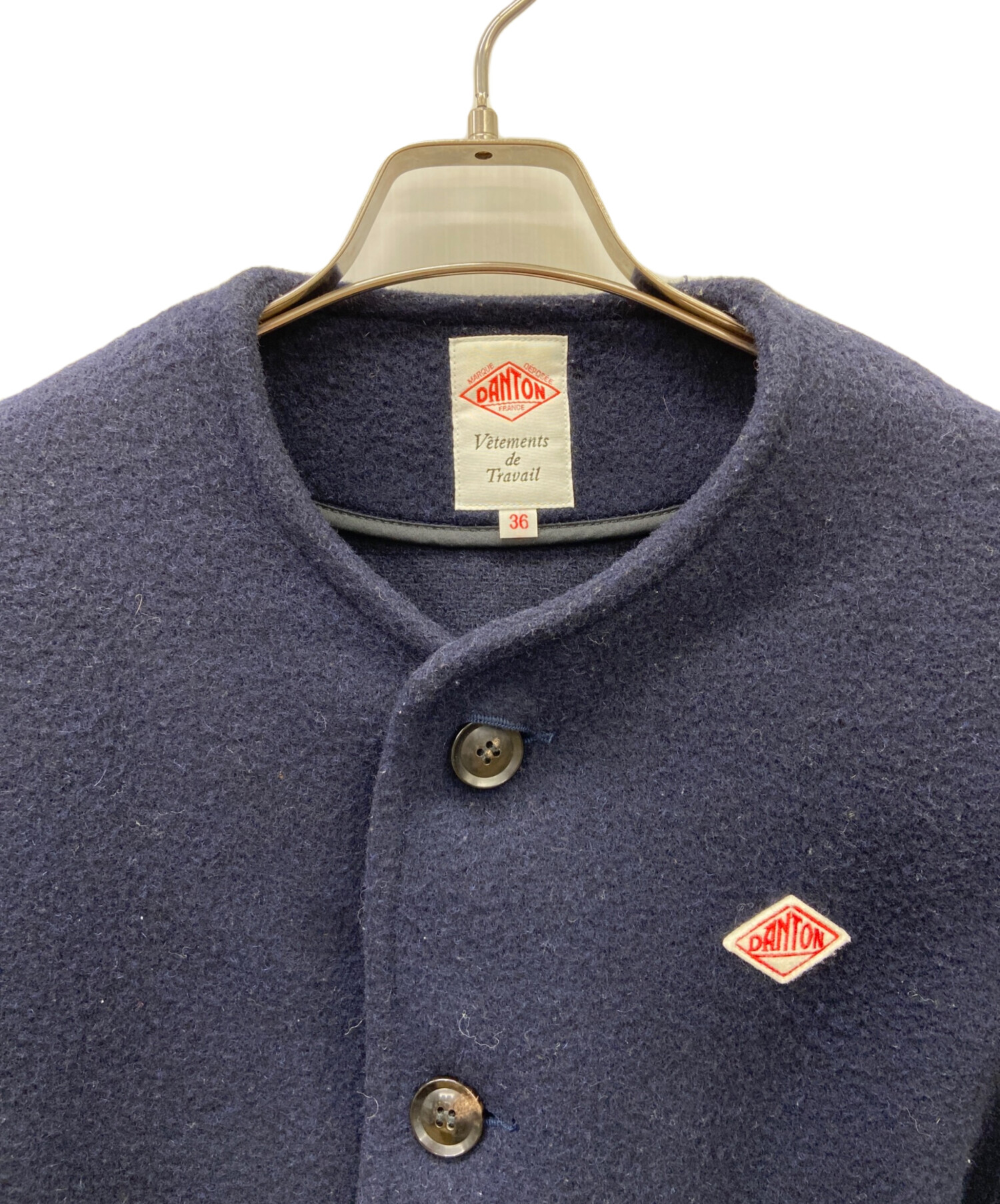 中古・古着通販】DANTON (ダントン) ウールジャケット ネイビー サイズ
