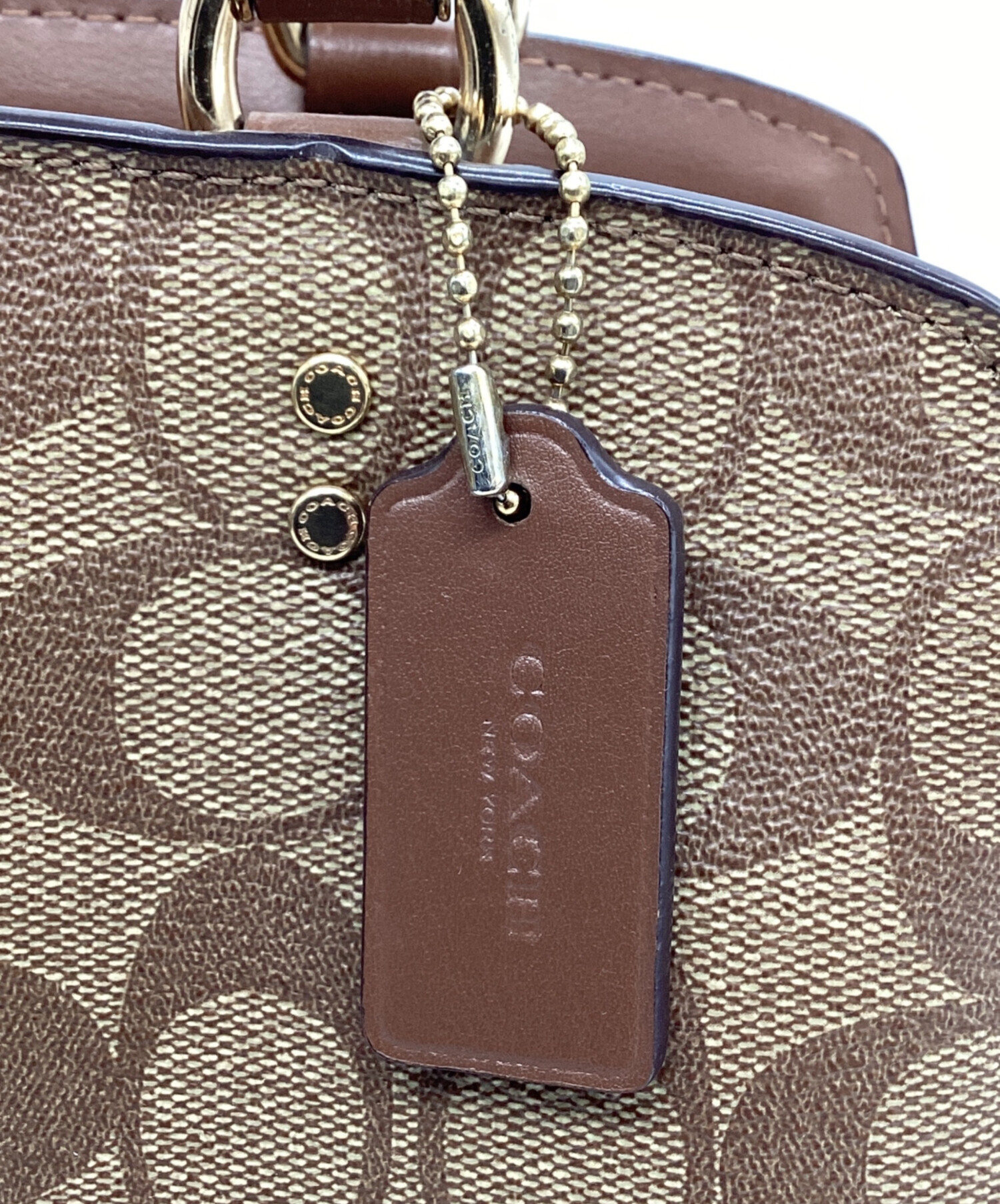 中古・古着通販】COACH (コーチ) COACH シグネチャー 2WAYバッグ
