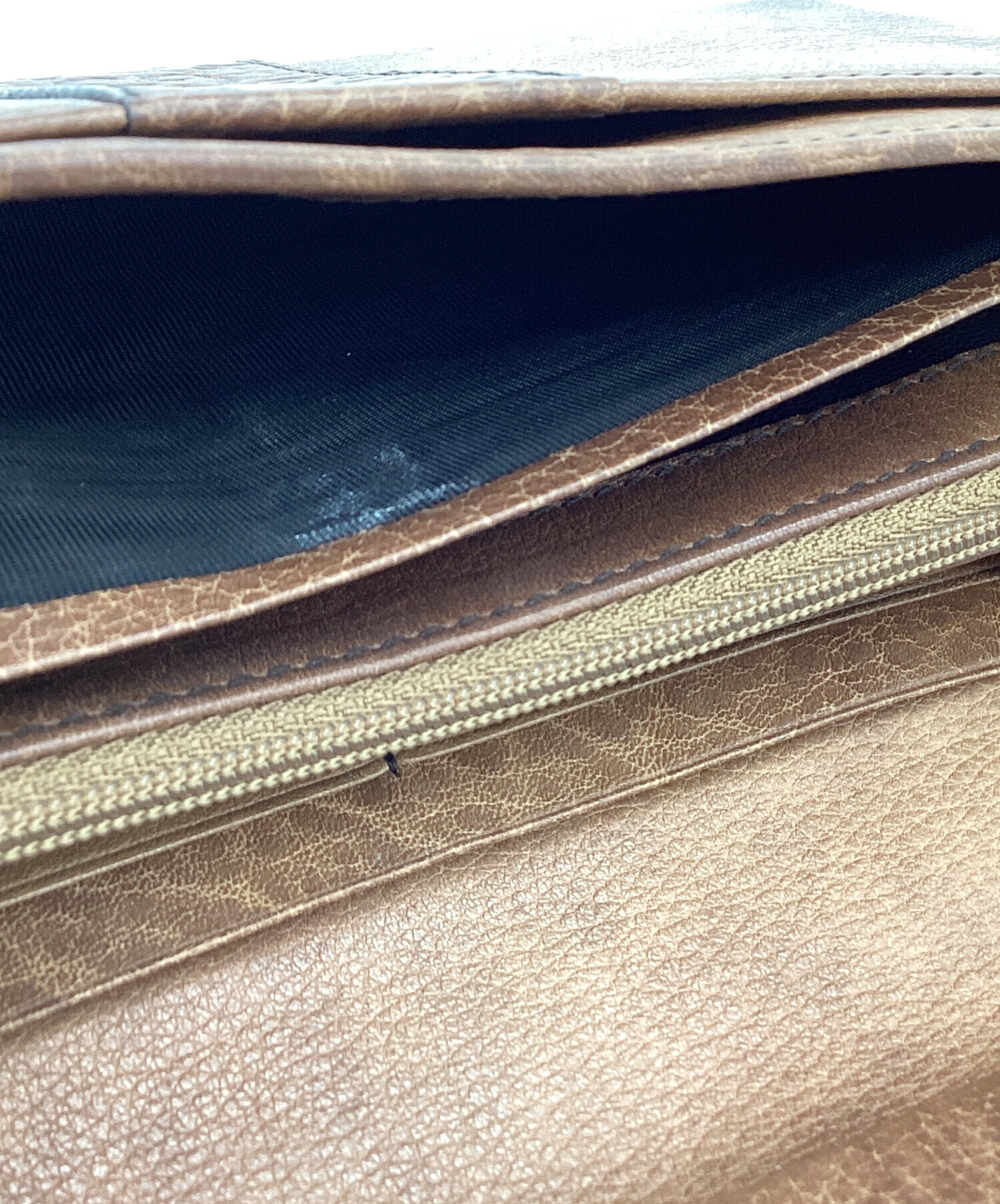 中古・古着通販】GUCCI (グッチ) GUCCI グッチシマレザー 長財布