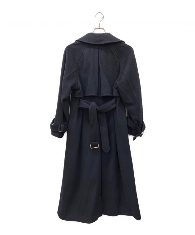 中古・古着通販】anuans (アニュアンス) トレンチコート ブラック