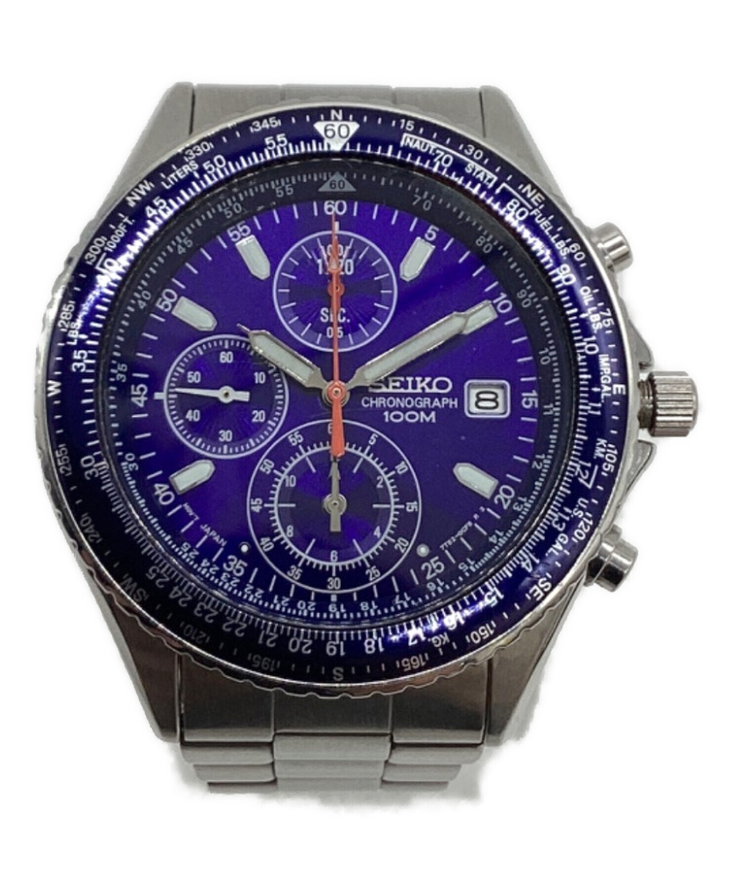 中古・古着通販】SEIKO (セイコー) SEIKO クロノグラフ ネイビー