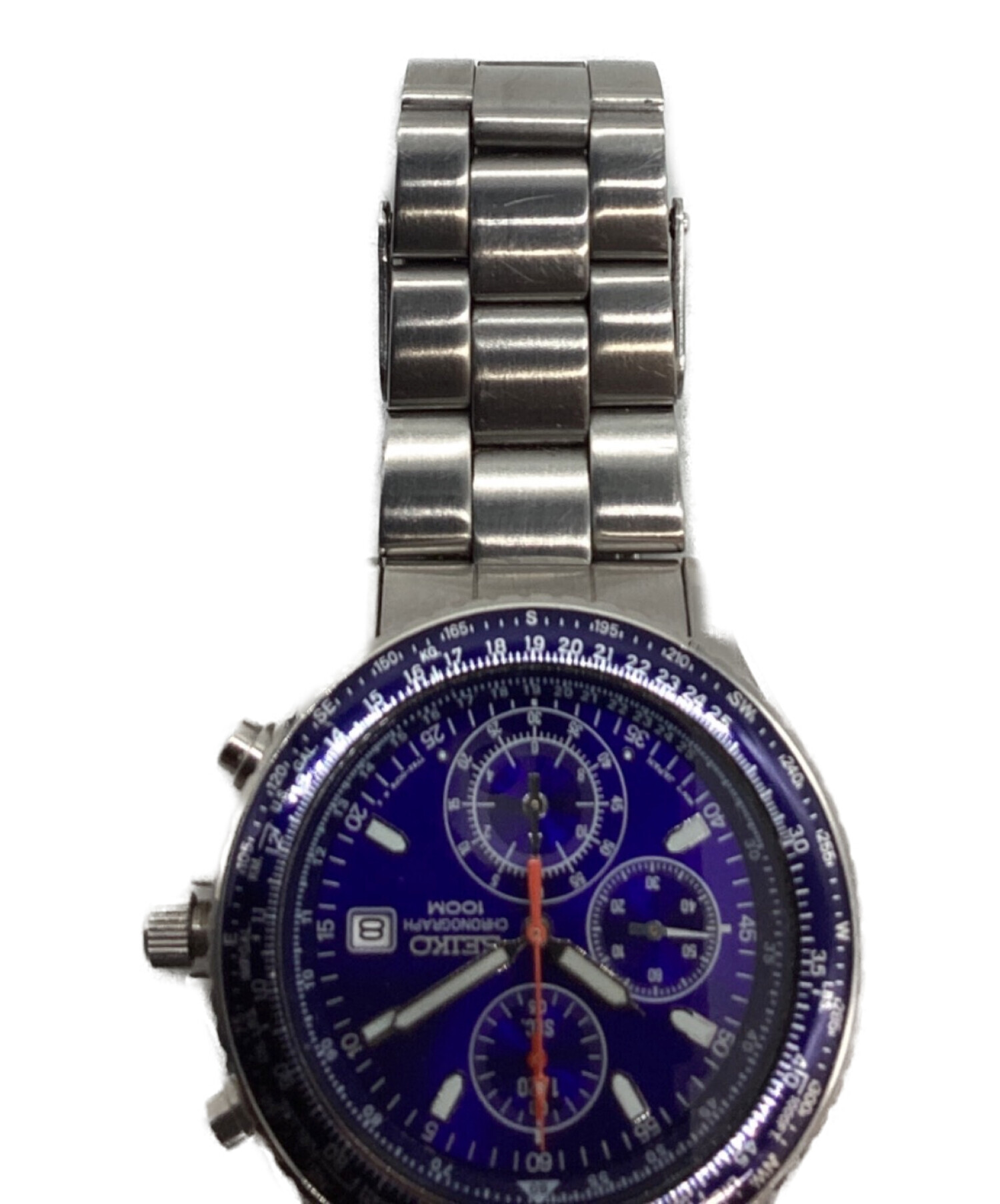 中古・古着通販】SEIKO (セイコー) SEIKO クロノグラフ ネイビー 