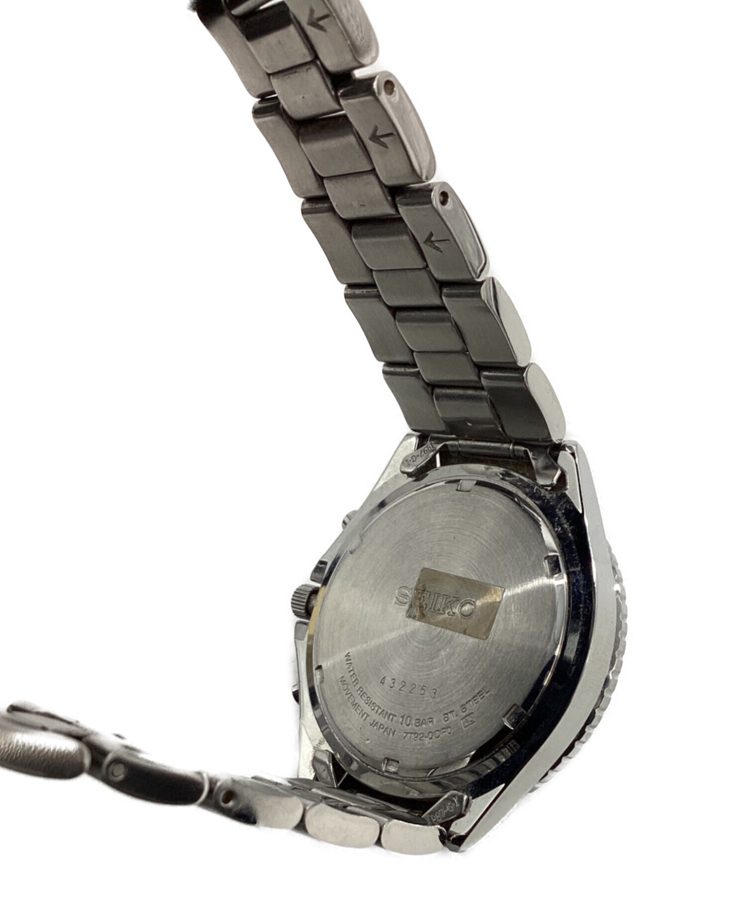 中古・古着通販】SEIKO (セイコー) SEIKO クロノグラフ ネイビー 