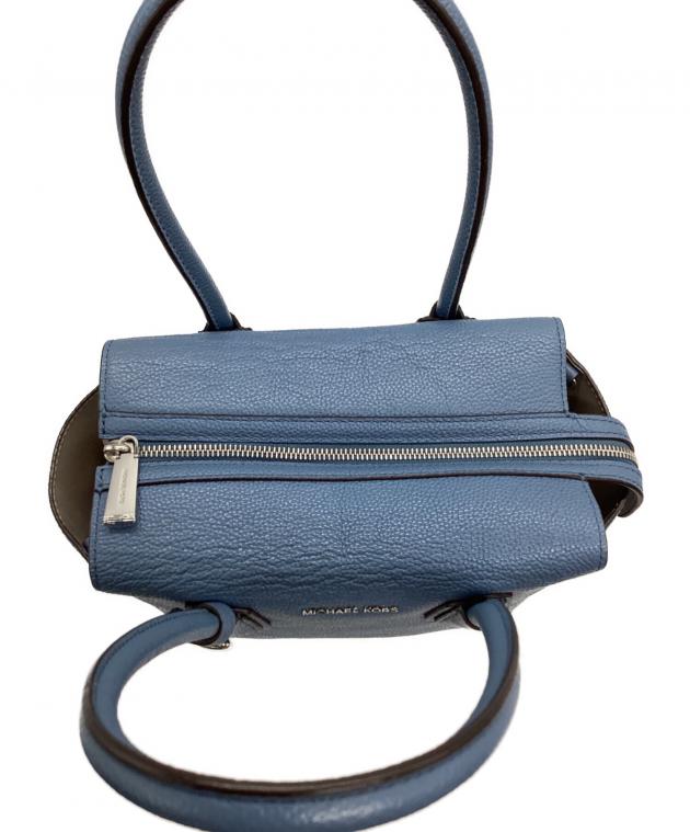 レディース 新品未使用 MICHAEL KORS 2wayバッグ ライトブルー ストラップ
