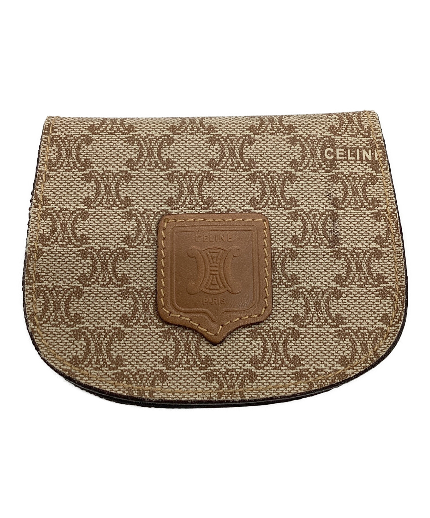 CELINE ケース ヴィンテージ品　　新品未使用品 海外免税店で購入値下 中古・古着通販】CELINE (セリーヌ) コインケース ベージュ｜ブランド