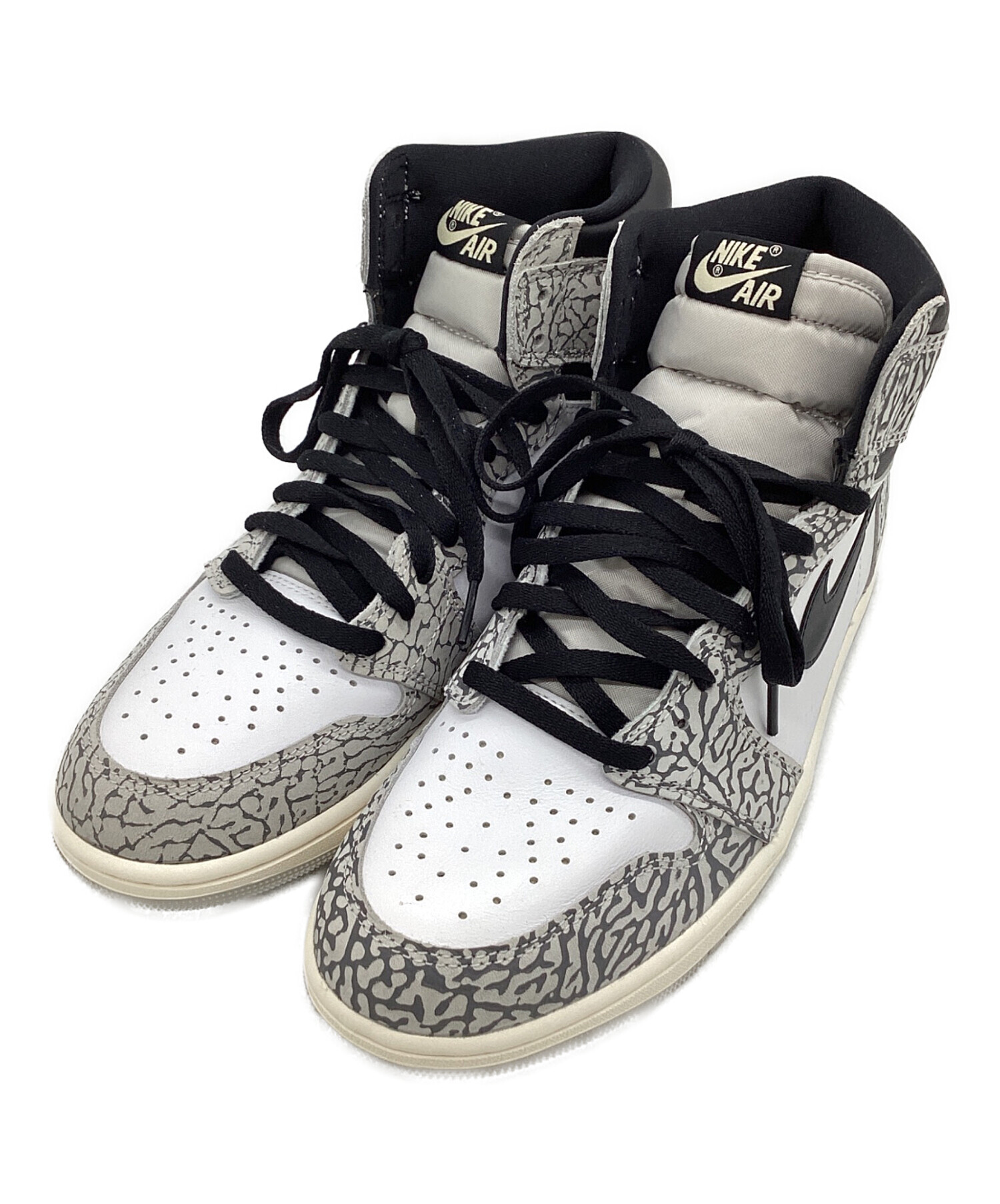 中古・古着通販】NIKE (ナイキ) Air Jordan 1 High OG White Cement 