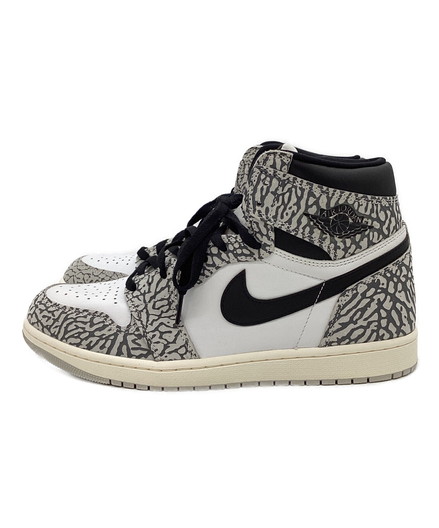 中古・古着通販】NIKE (ナイキ) Air Jordan 1 High OG White Cement 