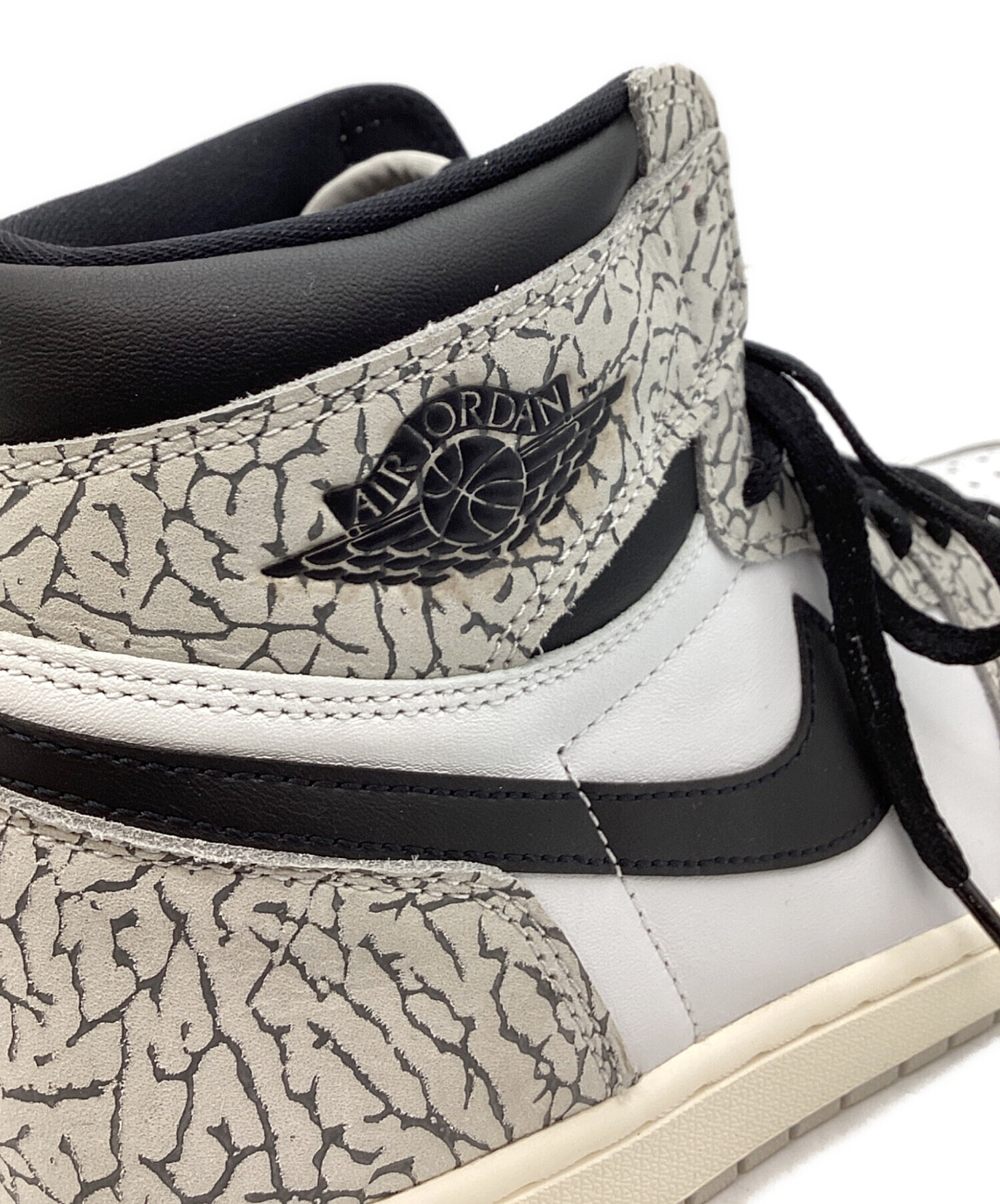 中古・古着通販】NIKE (ナイキ) Air Jordan 1 High OG White Cement 