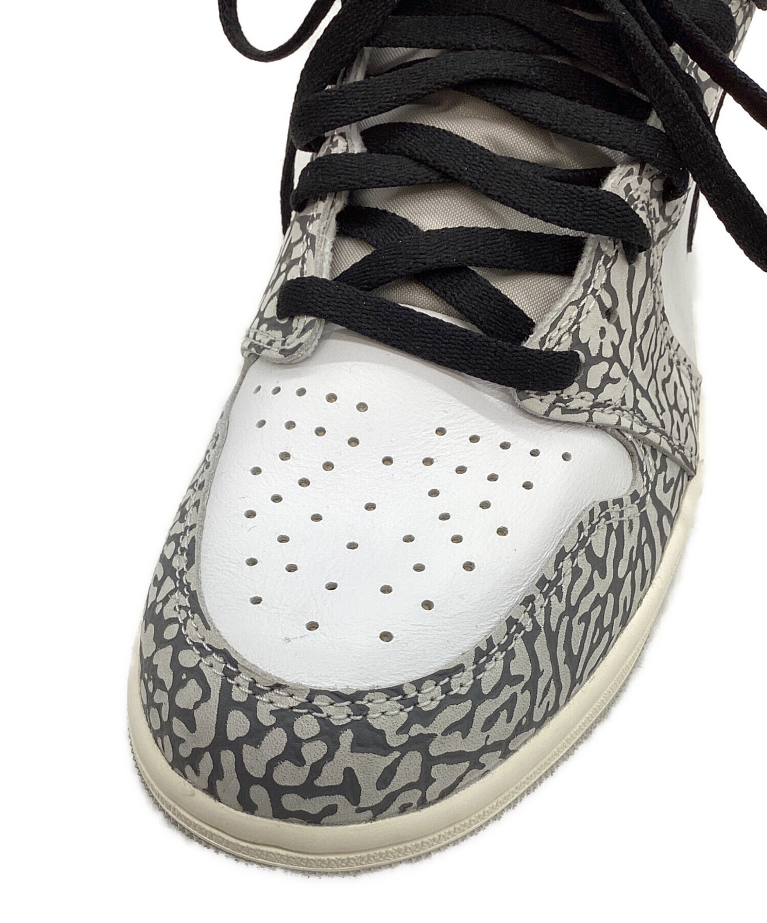 中古・古着通販】NIKE (ナイキ) Air Jordan 1 High OG White Cement