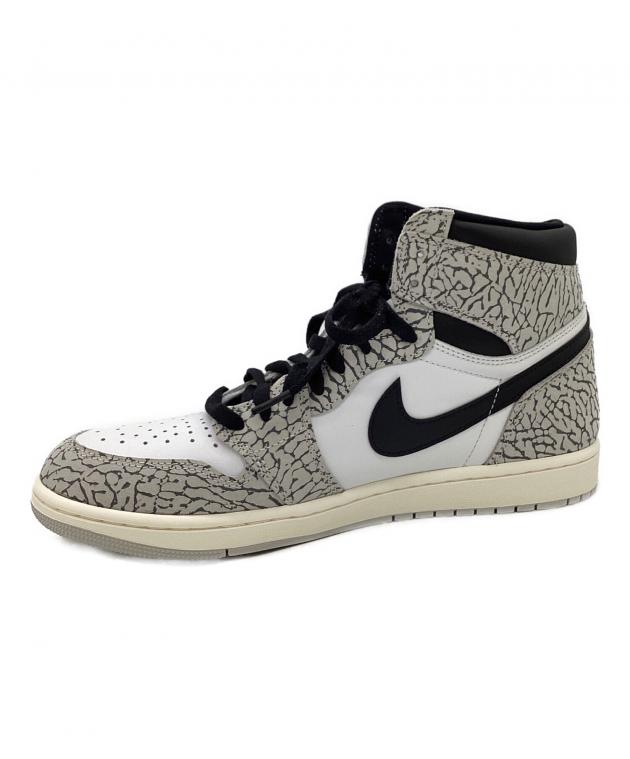 中古・古着通販】NIKE (ナイキ) Air Jordan 1 High OG White Cement