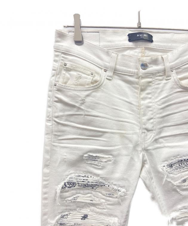 中古・古着通販】AMIRI (アミリ) MX1バンダナダメージ加工スキニー