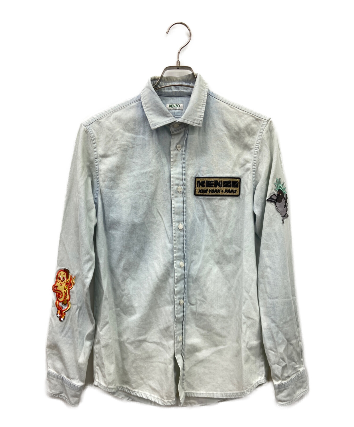 中古・古着通販】KENZO (ケンゾー) KENZO 長袖シャツ スカイブルー