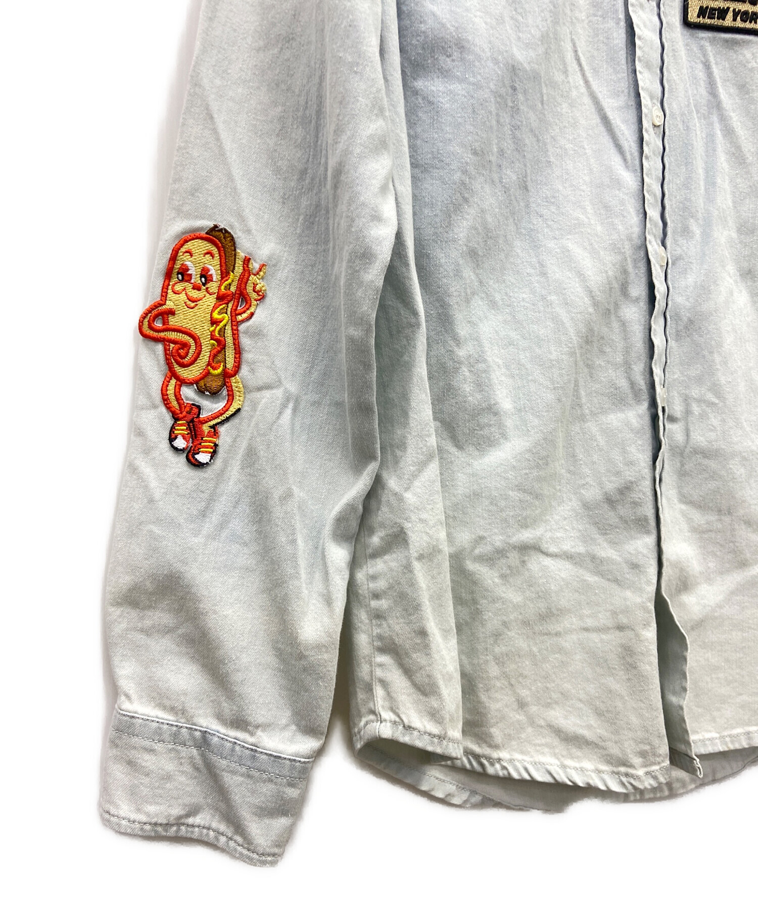 中古・古着通販】KENZO (ケンゾー) KENZO 長袖シャツ スカイブルー 