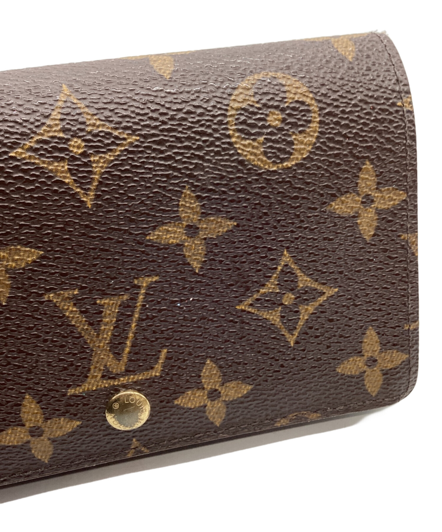 Louis Vuitton ルイヴィトン 二つ折り財布 モノグラム トレゾール 中古・古着通販】LOUIS VUITTON (ルイ ヴィトン) LOUIS VUITTON