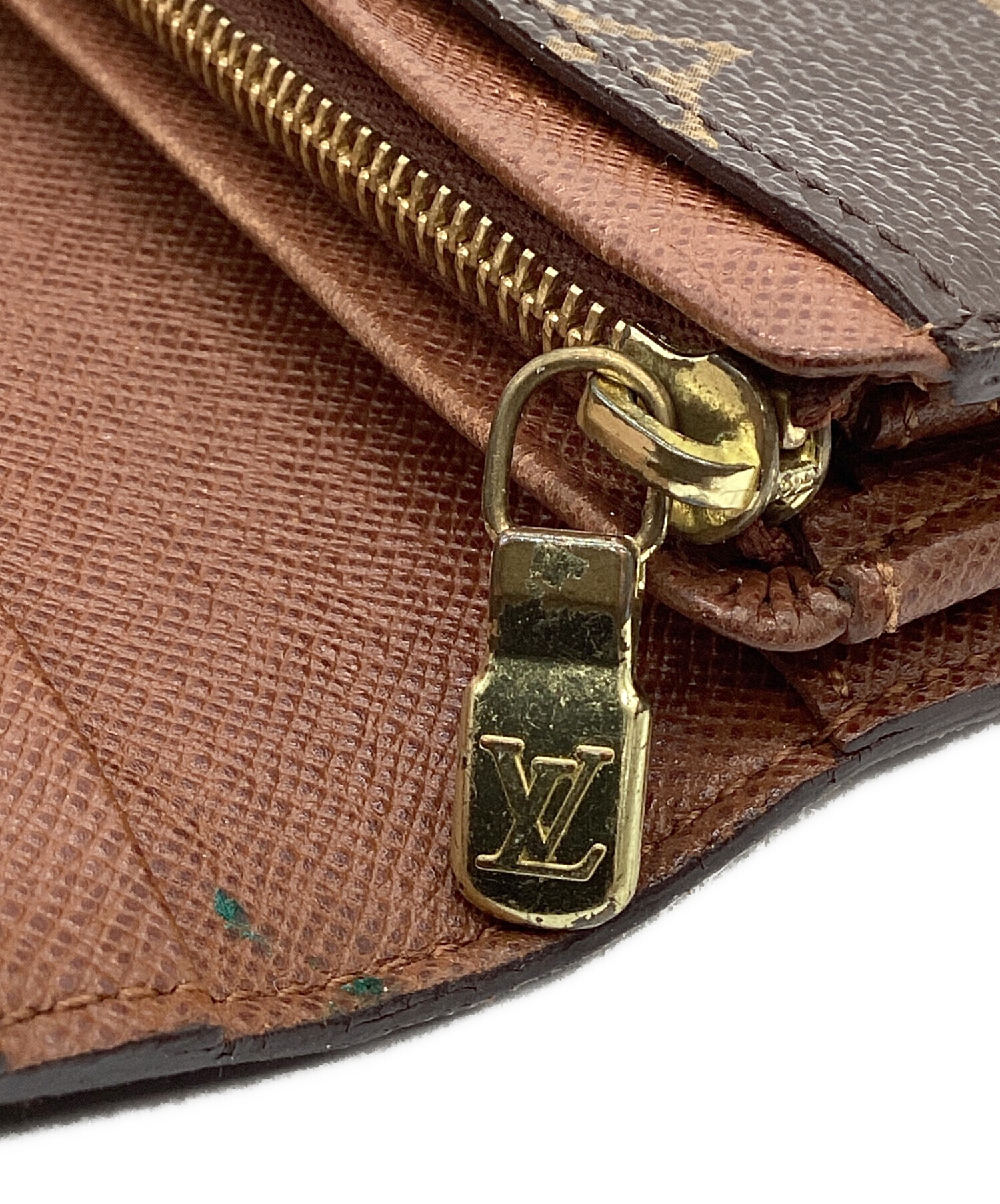 ルイヴィトン モノグラム ポルトモネ ビエトレゾール 二つ折り財布 Y80215 中古・古着通販】LOUIS VUITTON (ルイ ヴィトン) LOUIS VUITTON