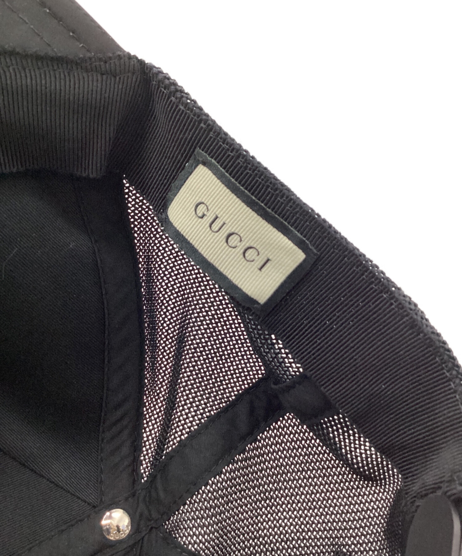 中古・古着通販】GUCCI (グッチ) GUCCI メッシュキャップ ブラック