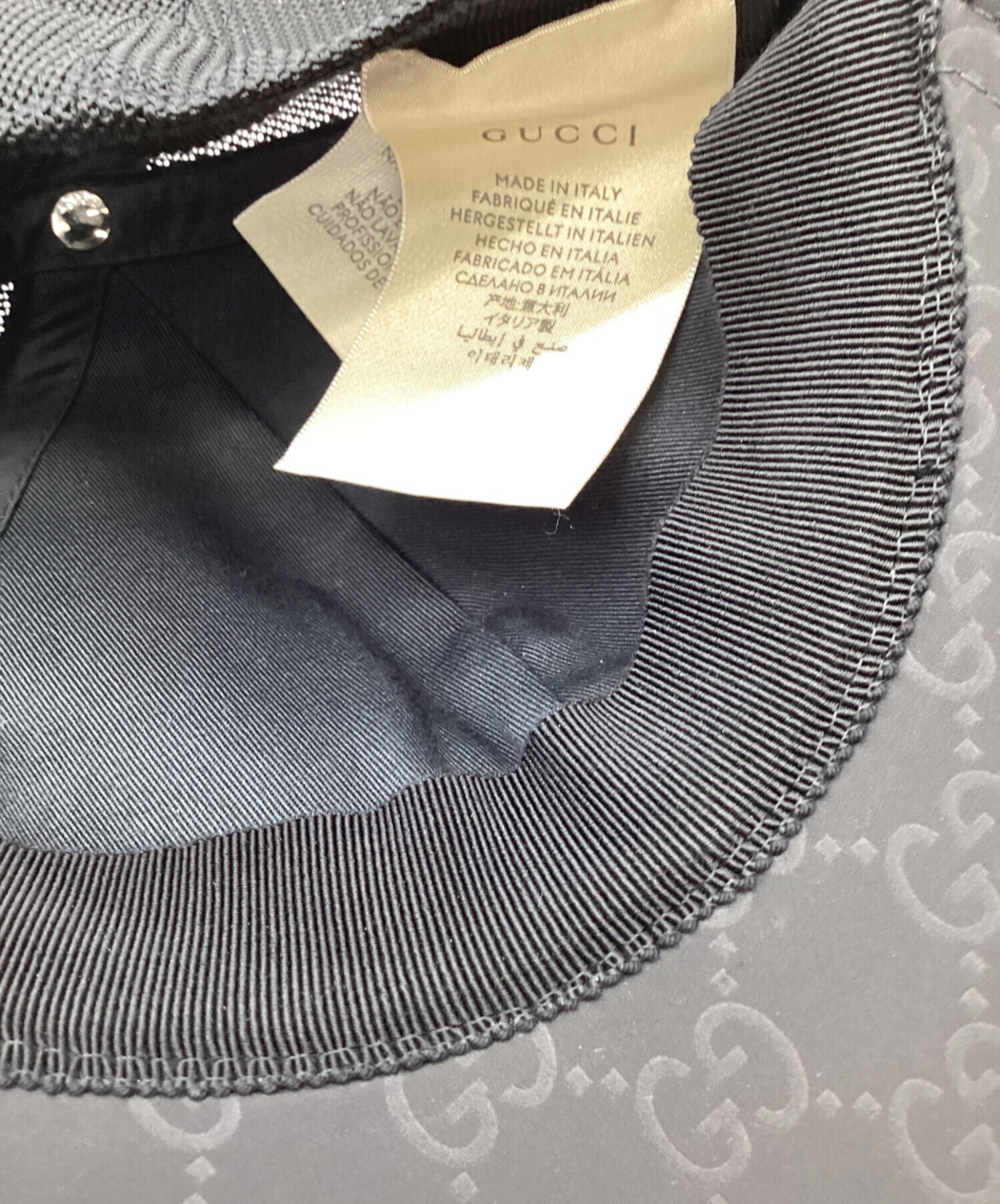 中古・古着通販】GUCCI (グッチ) GUCCI メッシュキャップ ブラック