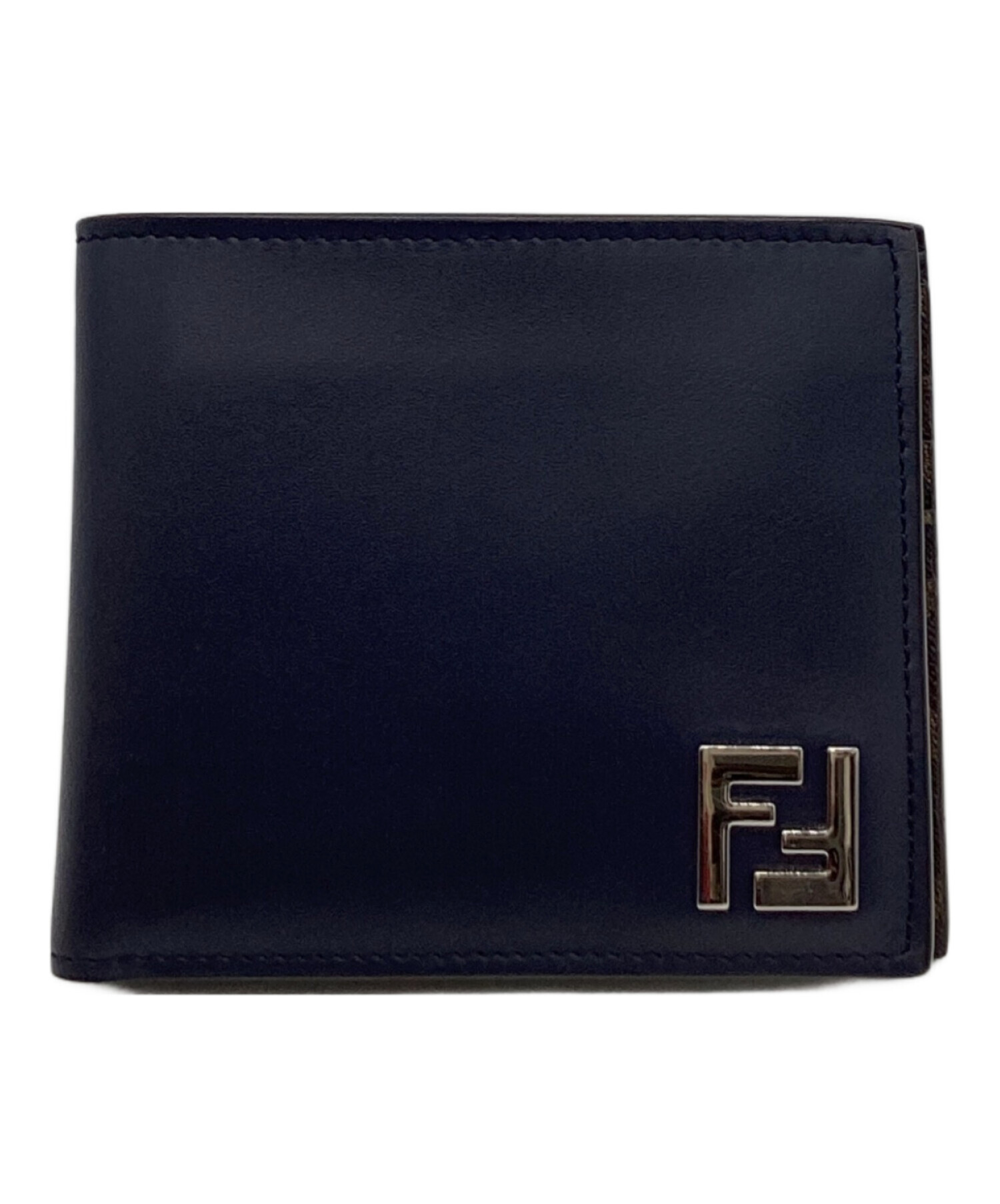 中古・古着通販】FENDI (フェンディ) FENDI FFスクエア 2つ折り財布