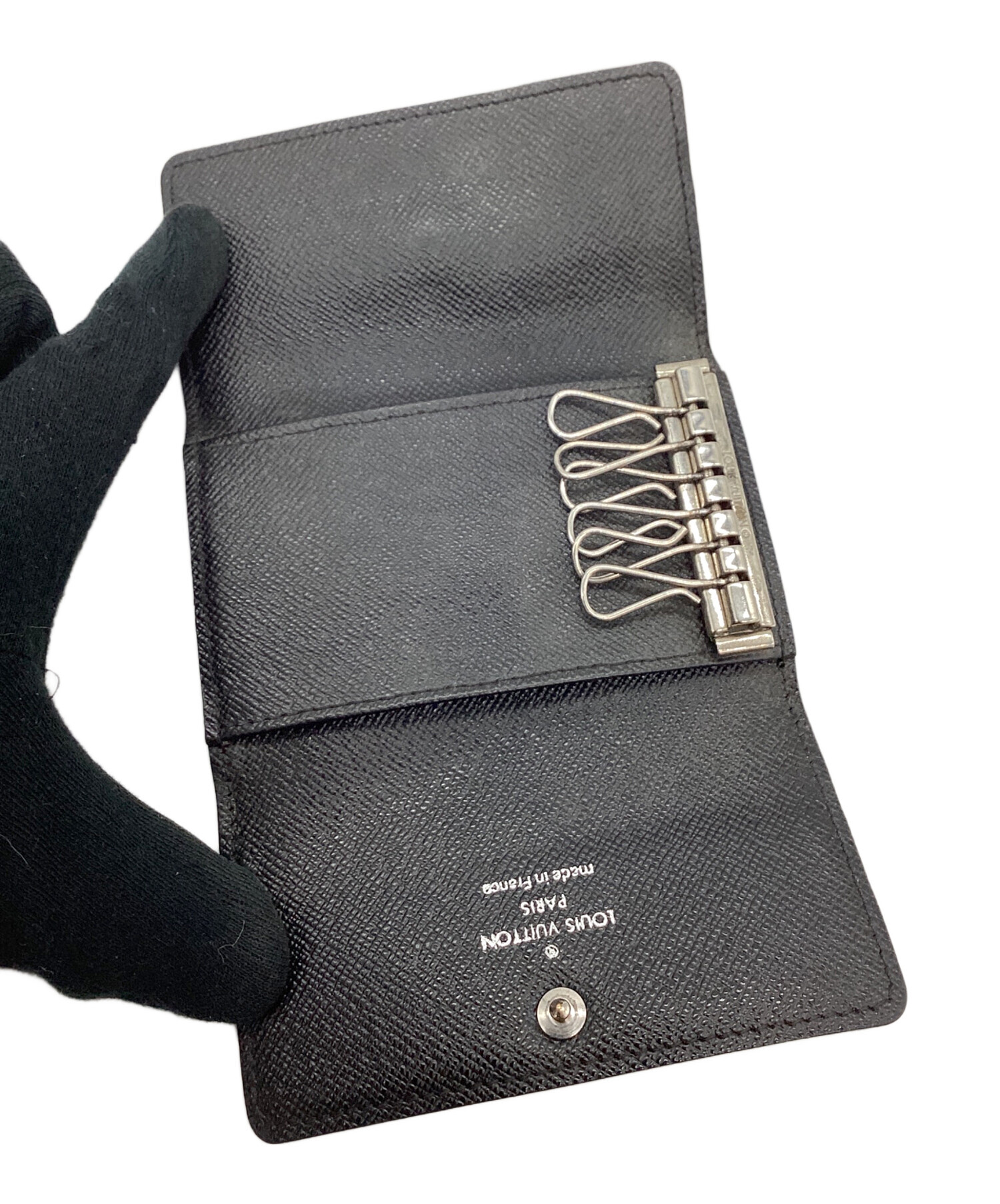 新品未使用 LOUIS VUITTON ブラックキーケース 中古・古着通販】LOUIS VUITTON (ルイ ヴィトン) キーケース ブラック