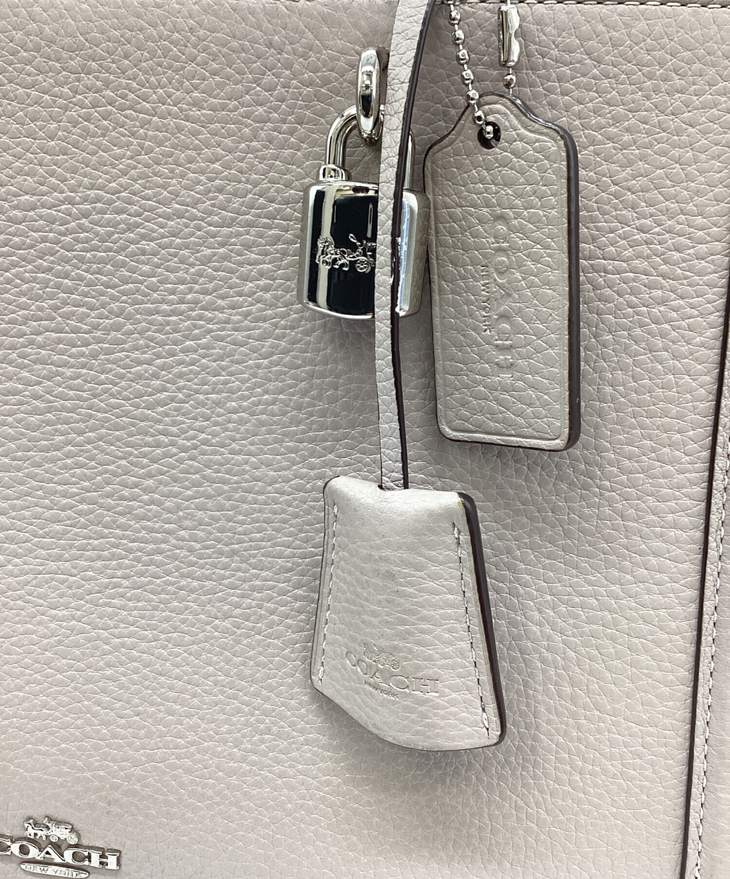 中古・古着通販】COACH (コーチ) 2WAYバッグ ベージュ｜ブランド・古着