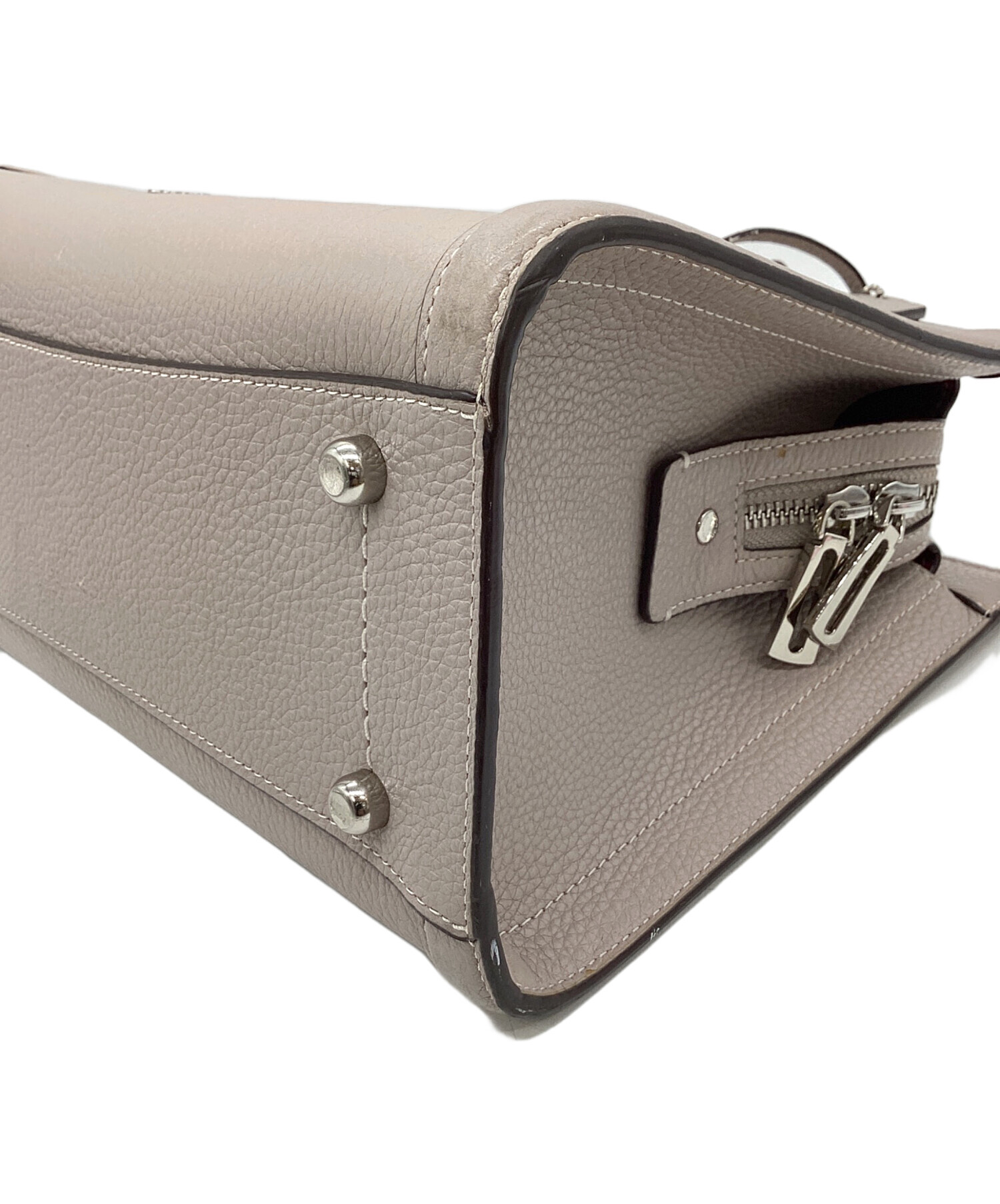 中古・古着通販】COACH (コーチ) 2WAYバッグ ベージュ｜ブランド・古着