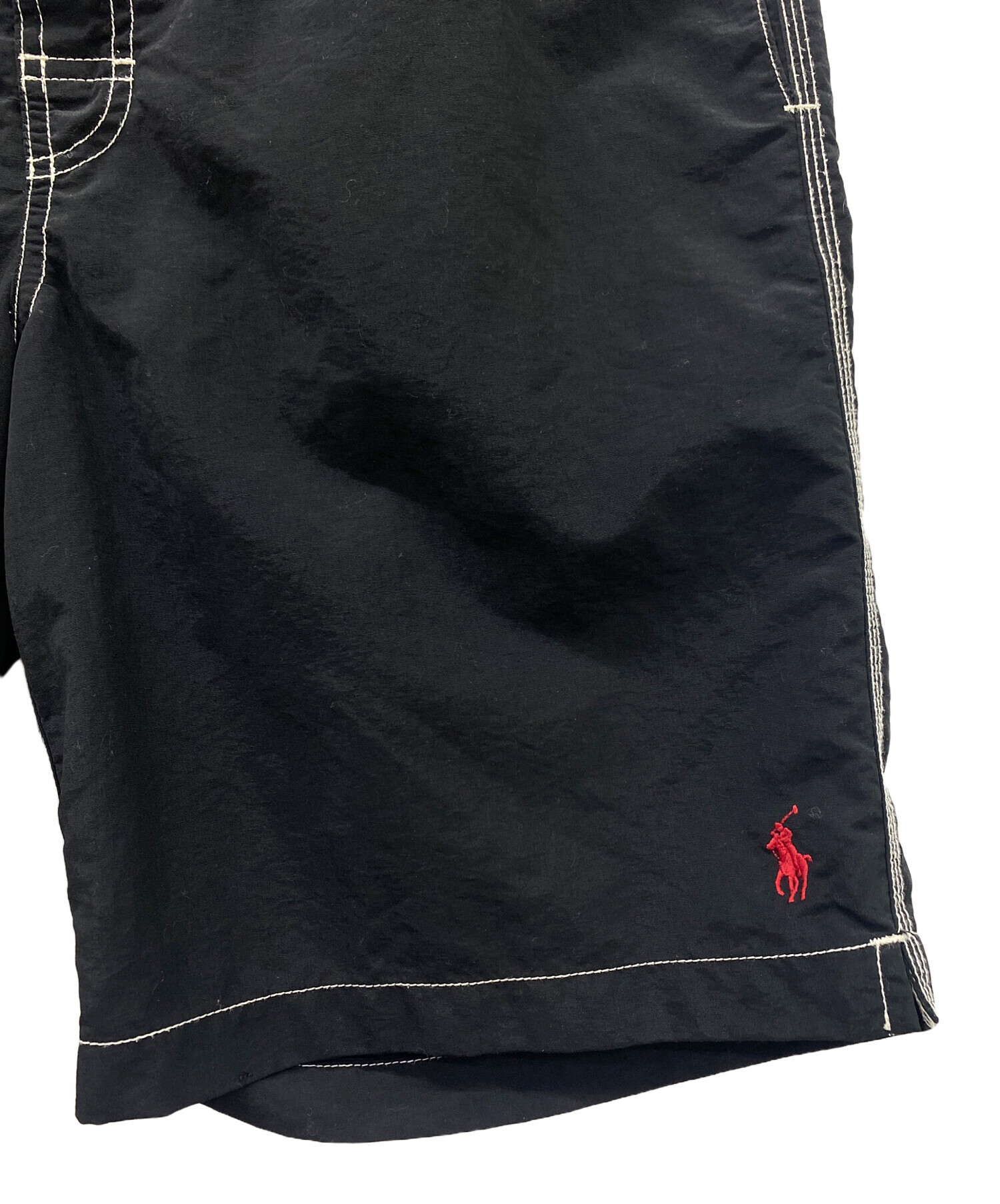 Polo Ralph Lauren ハーフパンツ 黒　ブラック Sサイズ　美品 中古・古着通販】POLO RALPH LAUREN (ポロ・ラルフローレン) ハーフ