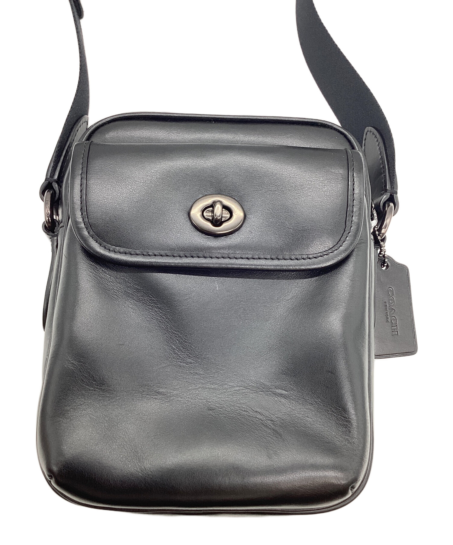 中古・古着通販】COACH (コーチ) ショルダーバッグ ブラック サイズ